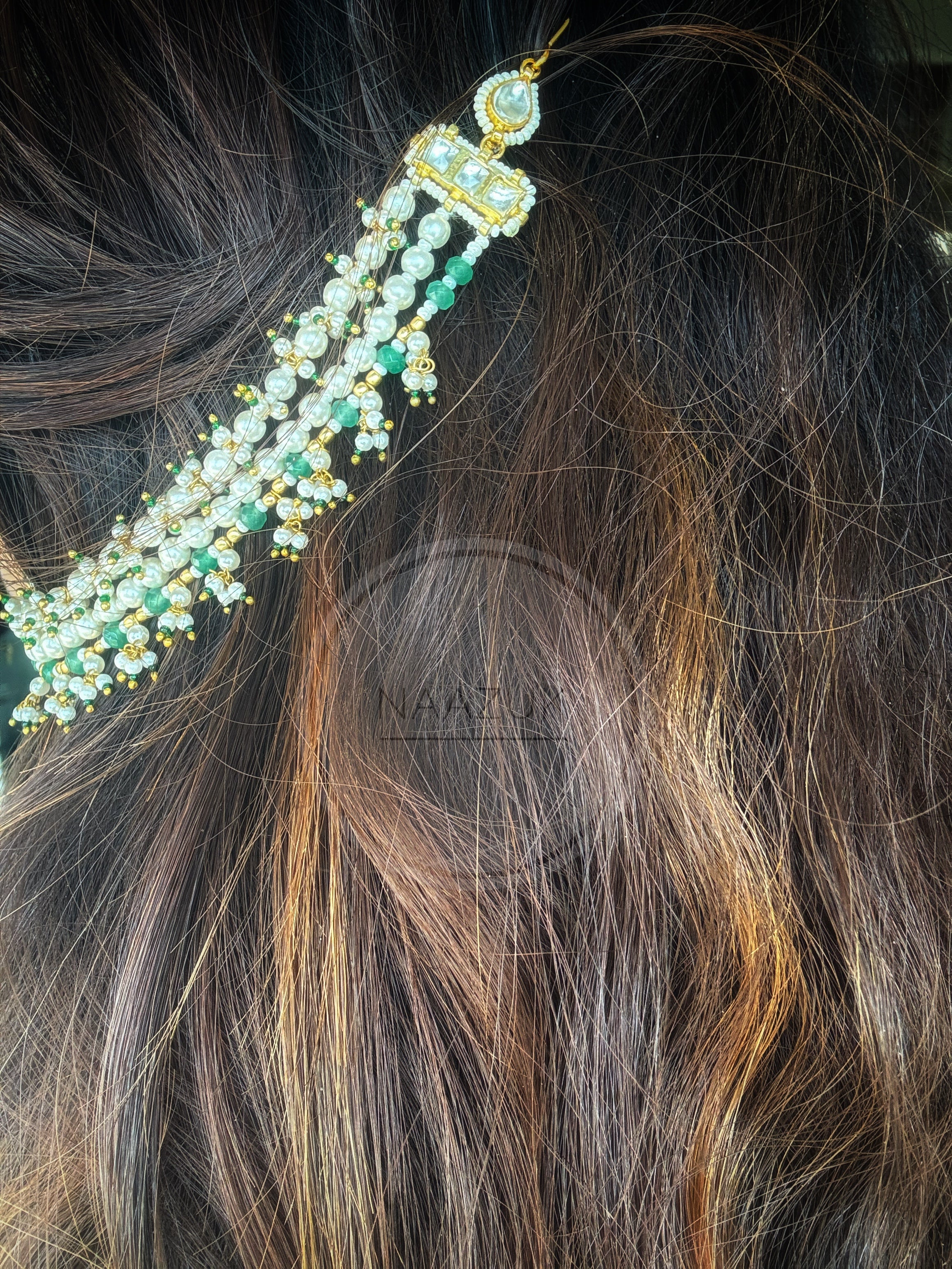Soma Saharay Layered Earchains with Pearls