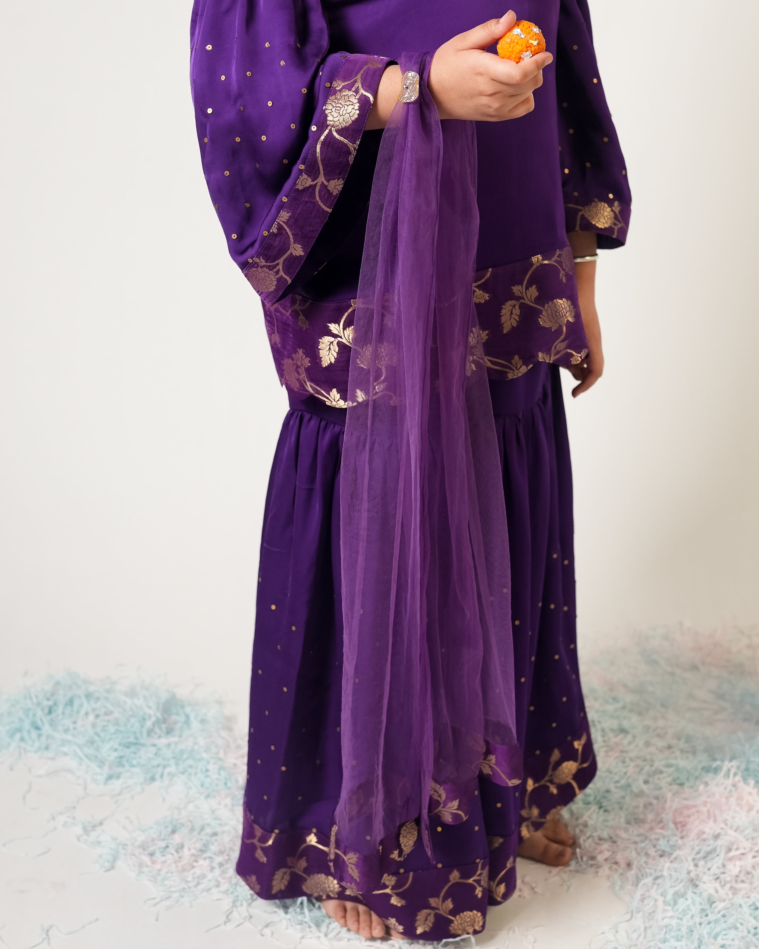 Nureya Garara Set – Royal Purple Elegance