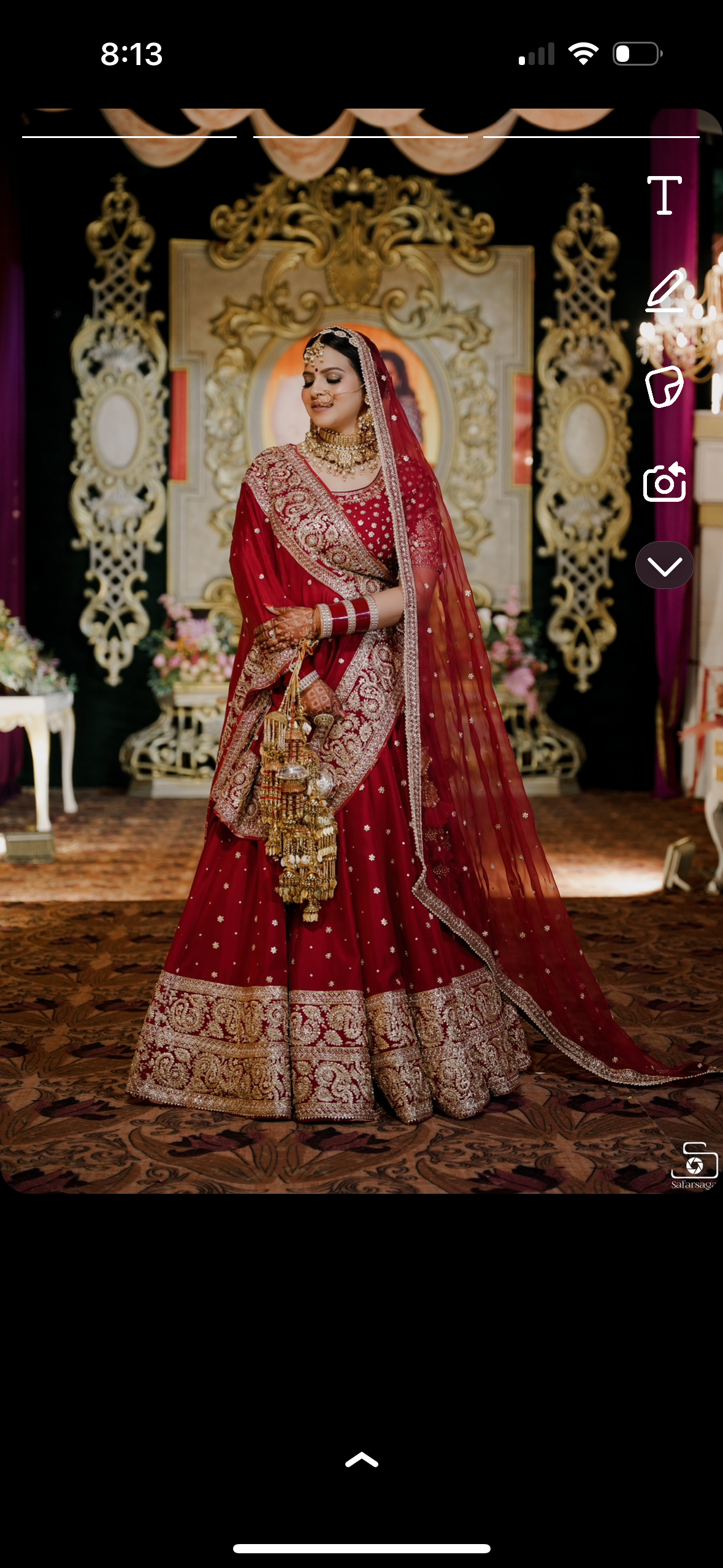 Noo-Rani Bridal Set – Antique Gold / 18K Gold-Plated