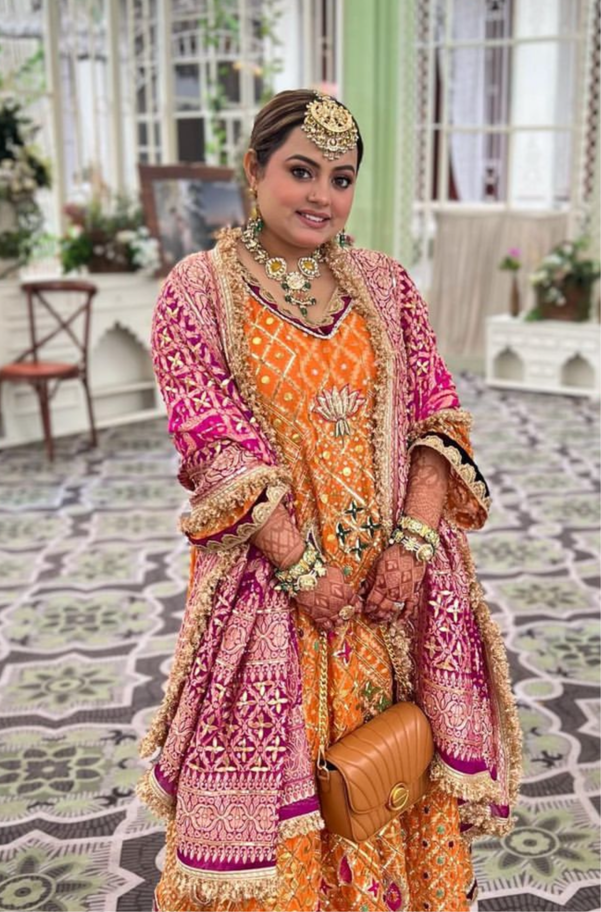 Preeto Maangtika – Oversized Punjabi Maangtika