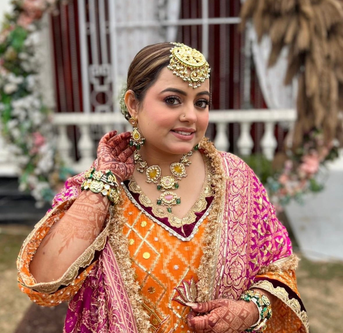 Preeto Maangtika – Oversized Punjabi Maangtika