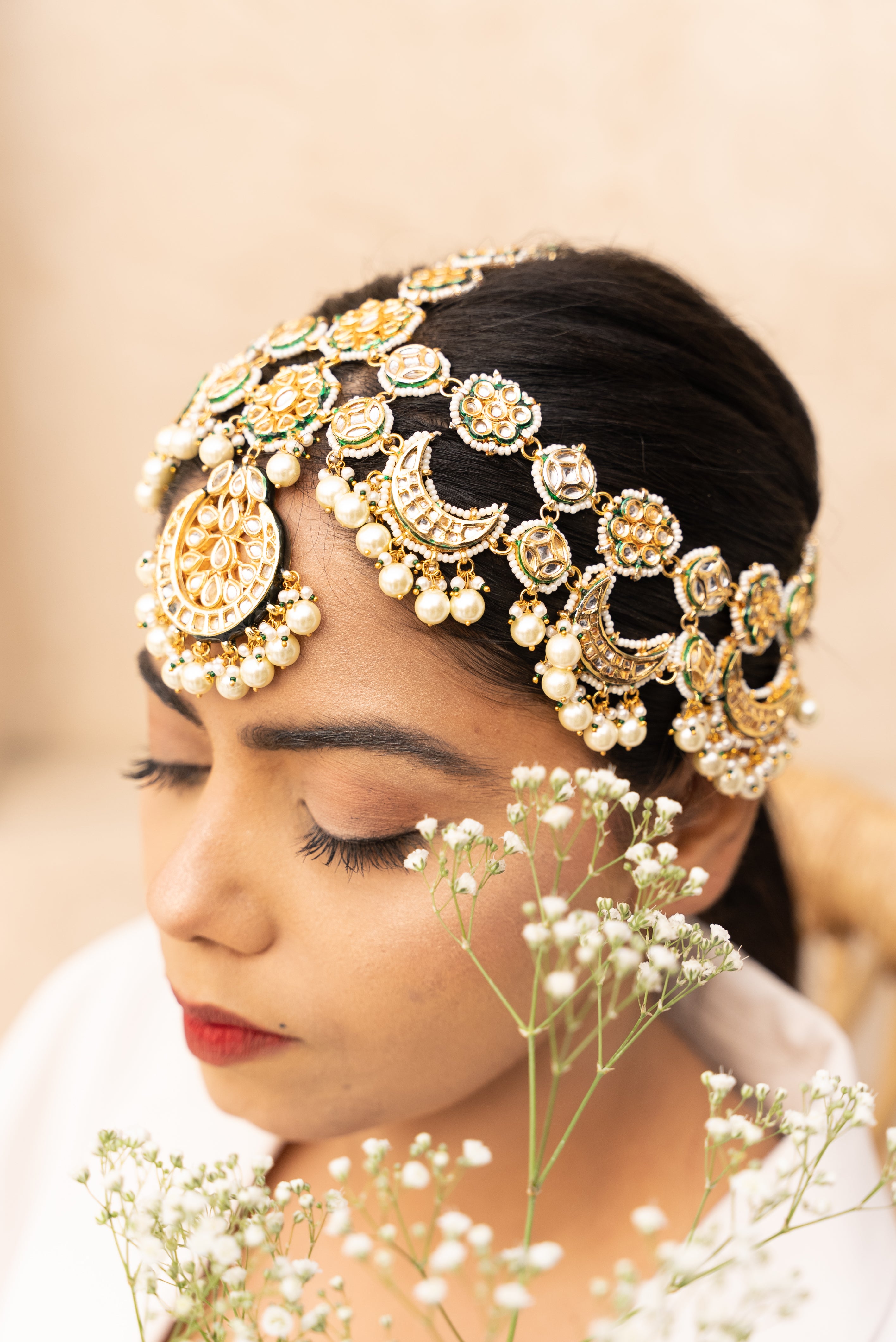 Padma Head Gear – Bold & Statement Bridal Hair Jewellery