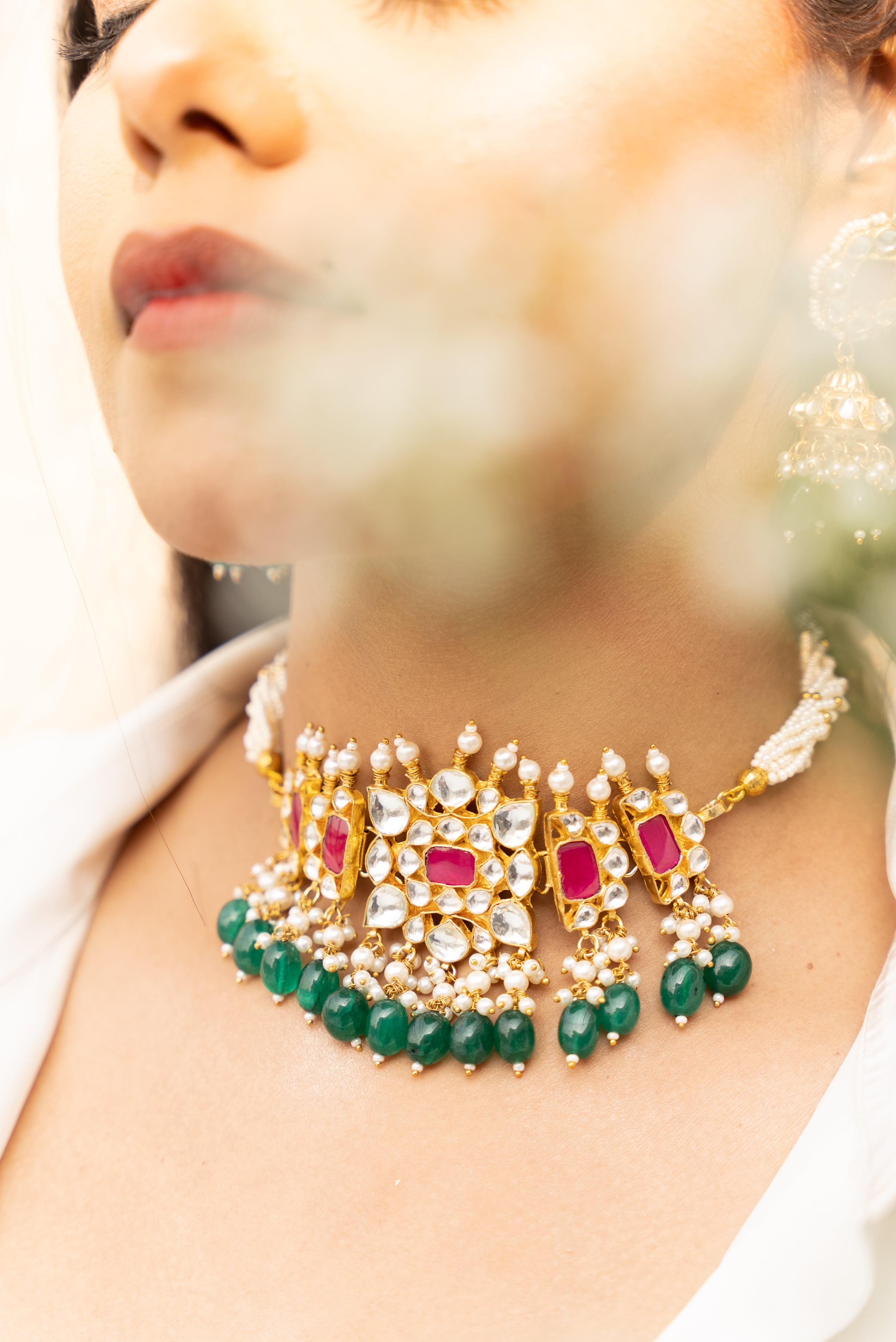 Kavya Choker Set – 22K Gold Plated | Made-to-Order | Customisable
