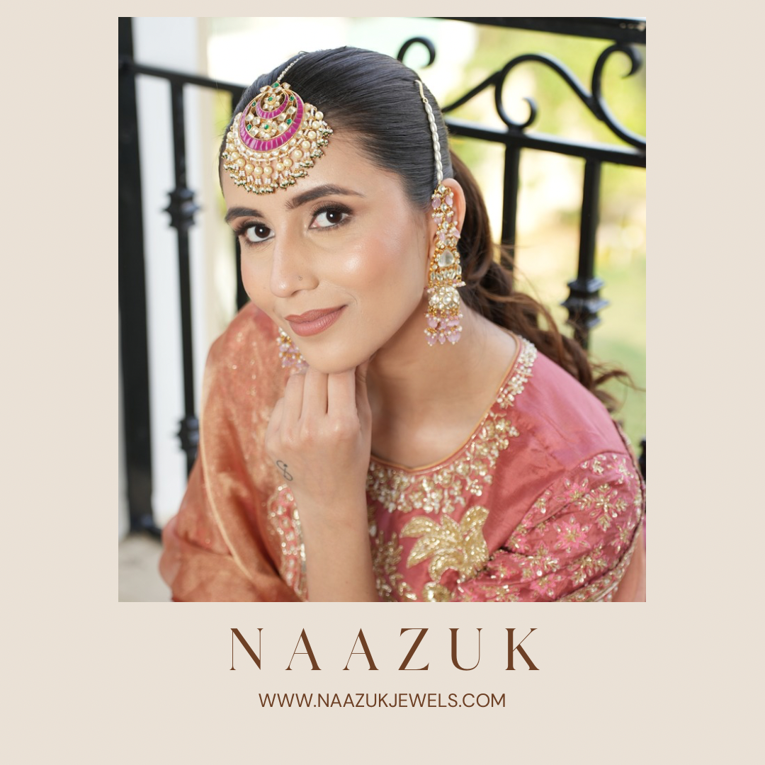 Sakeena Maangtika – Customisable 22K Gold-Plated Headpiece