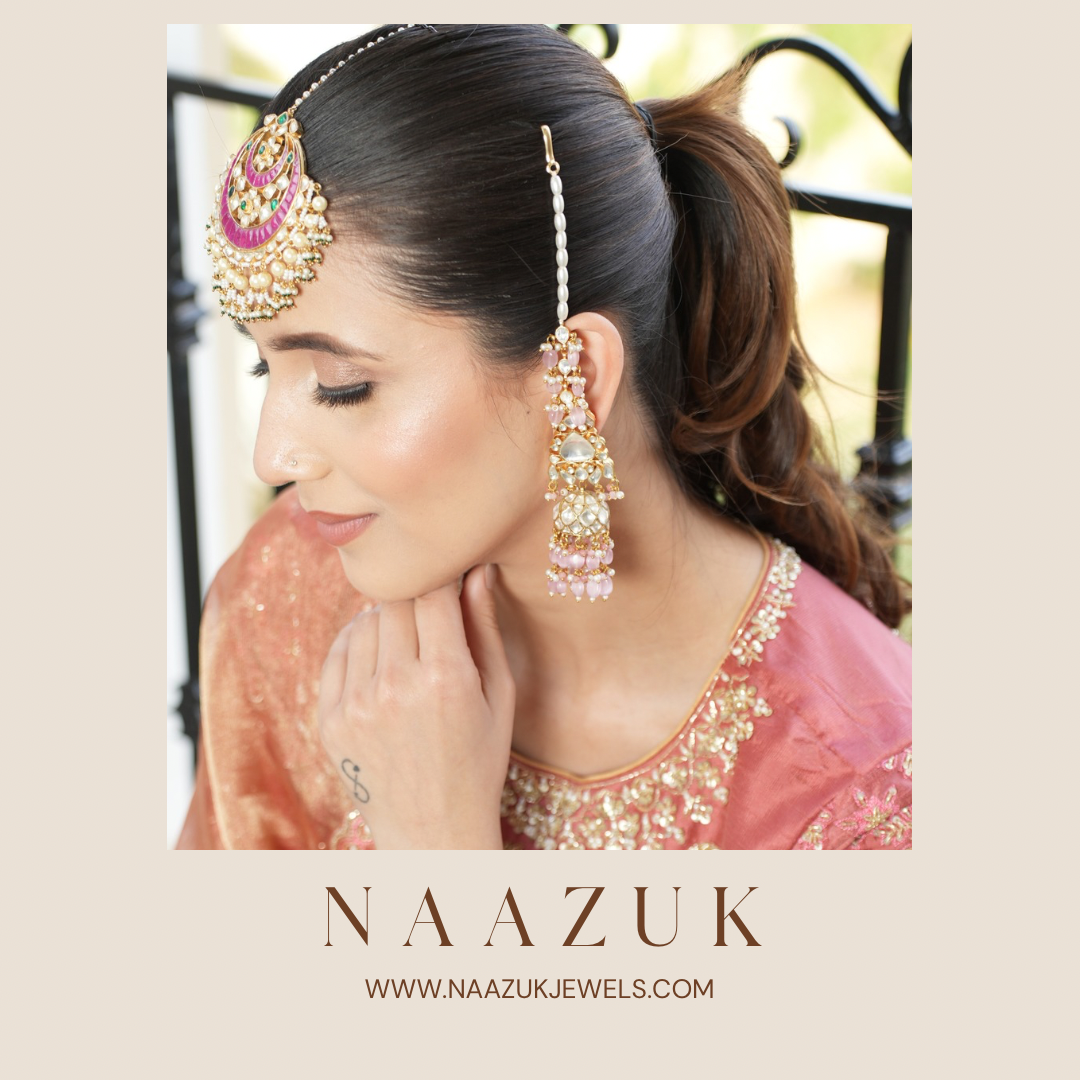 Kashni Jhumka – Customisable 22K Gold-Plated Earrings