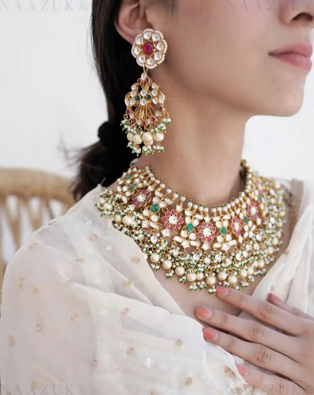 Pankhuri Set – Heirloom-Inspired Jadau Bridal Elegance