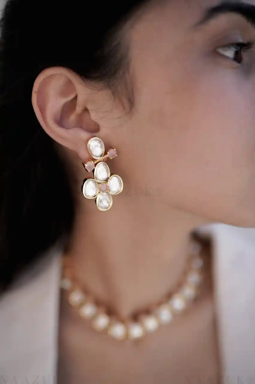 Gulab - faux Polki neckline