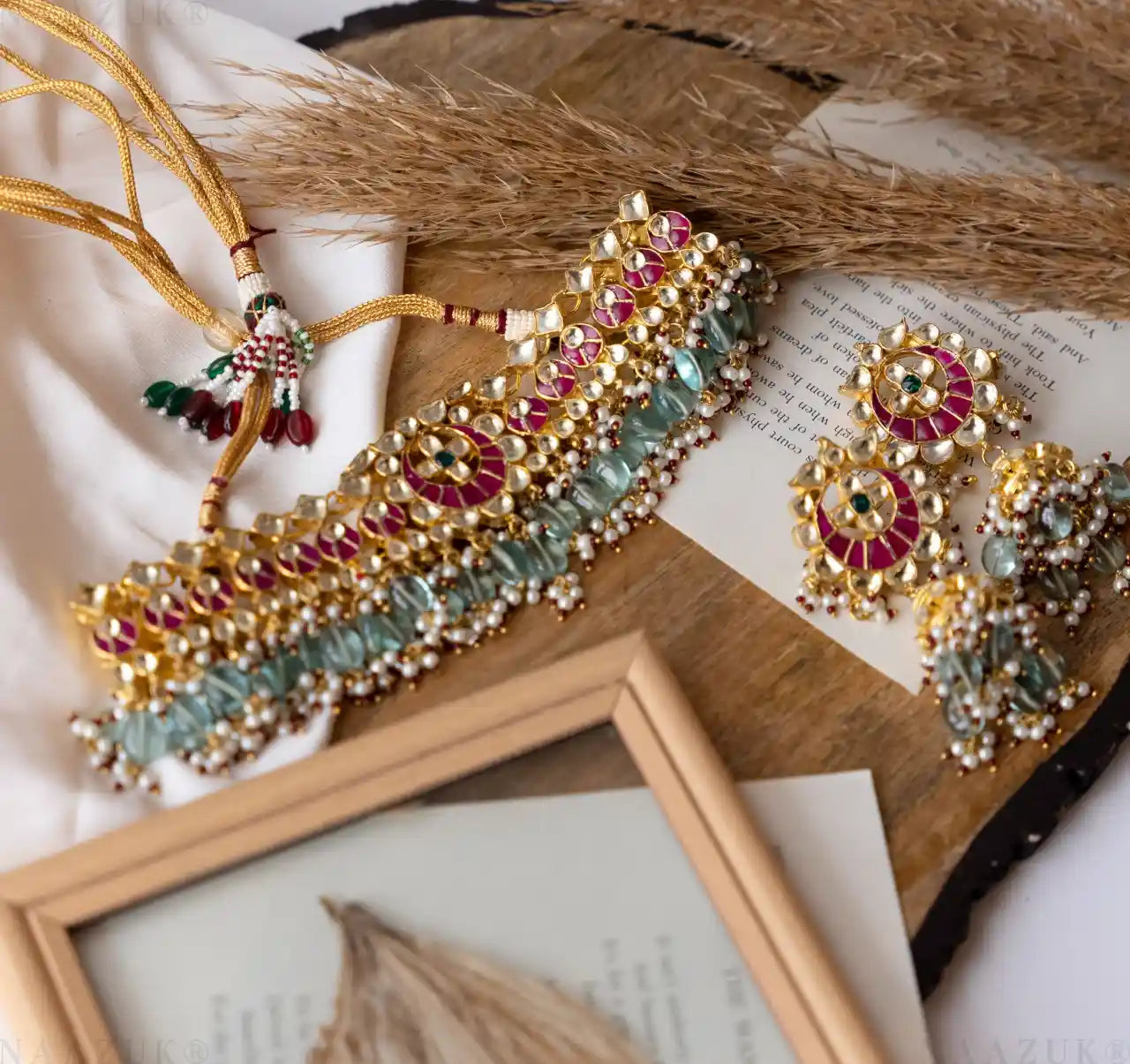 Mumtaz Necklace Set – Timeless Mughal Elegance
