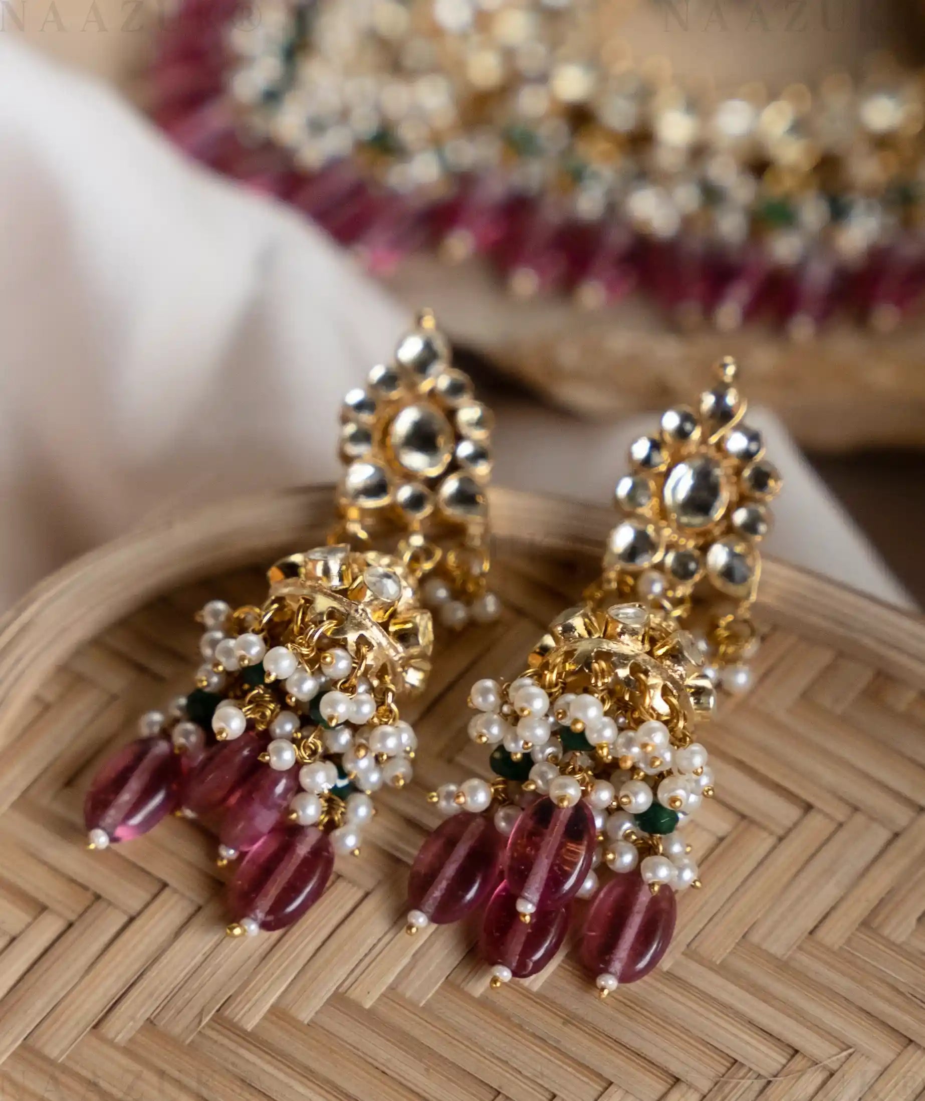 Noor Set – Minimal Jadau Kundan Elegance