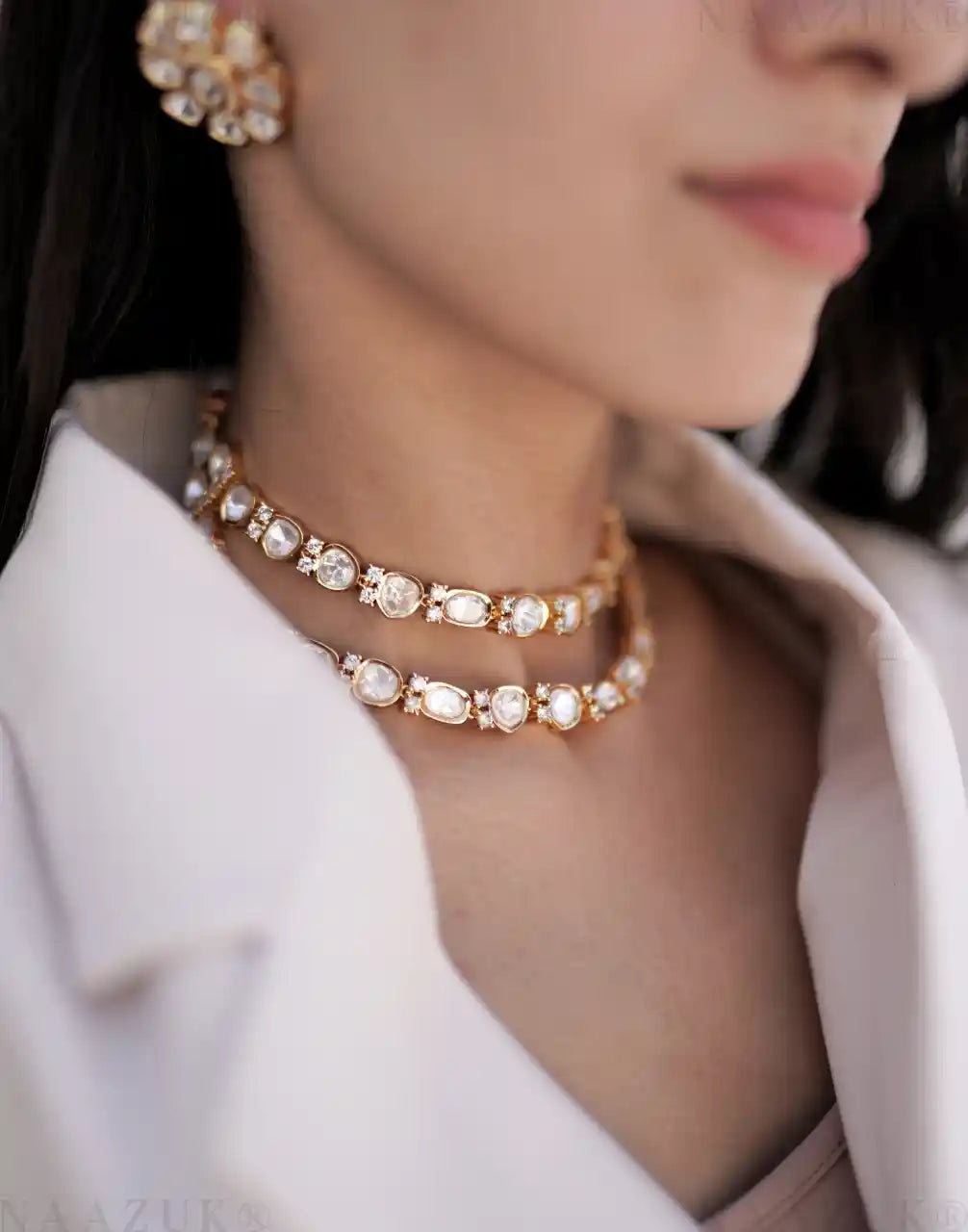 Ada Faux Polki Set  – Minimal Royalty, Maximum Impact