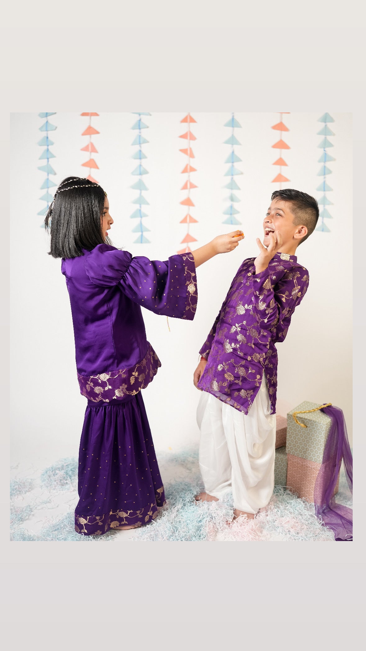 Nayel Pathani Kurta Set