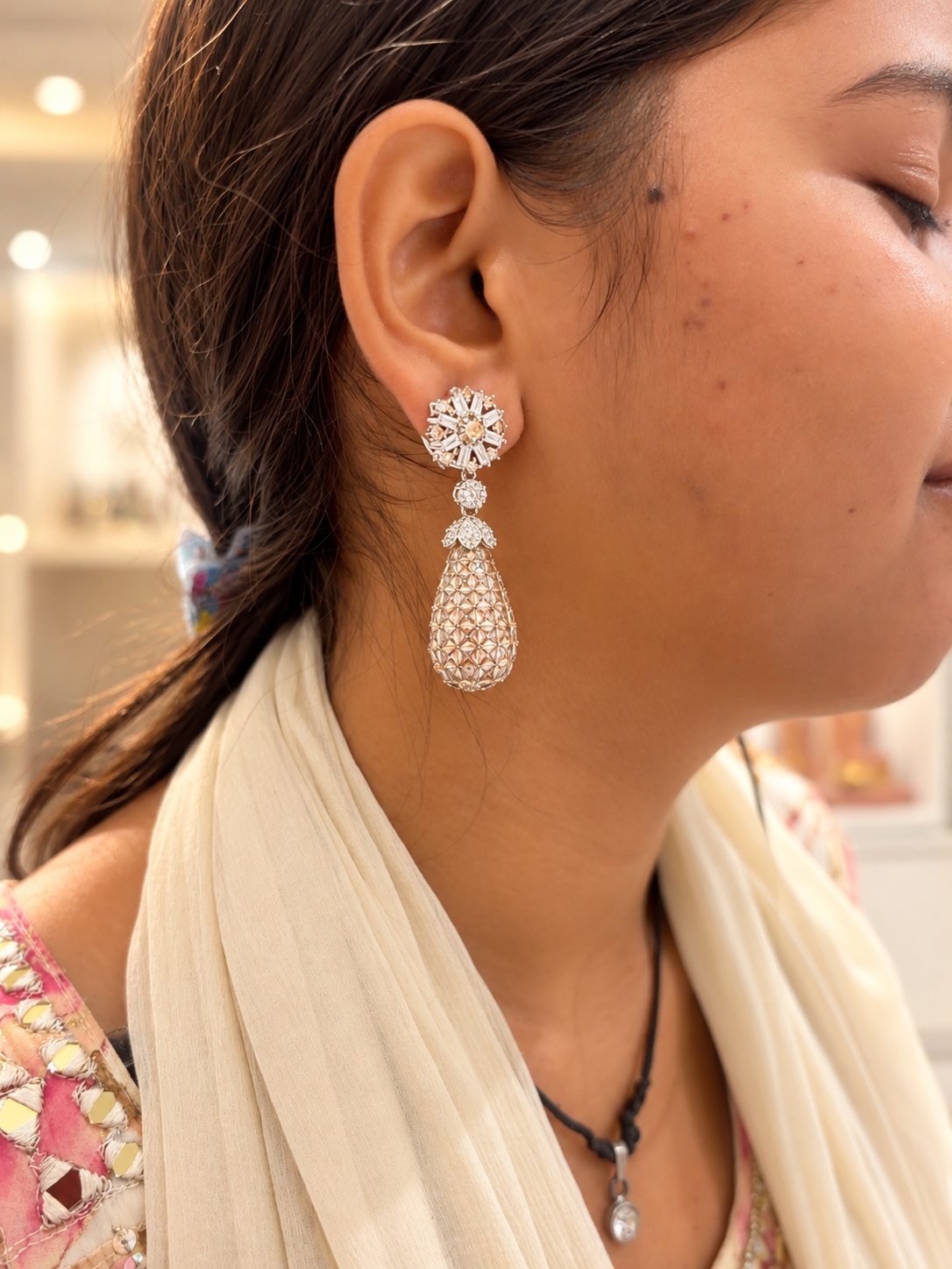 Rangrez Mandala Stud Earrings