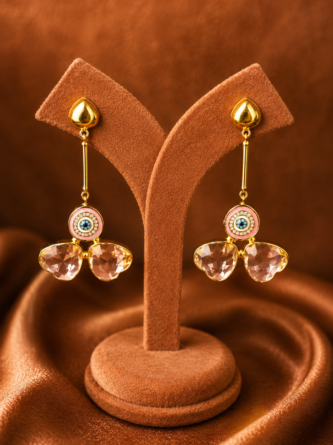 Nazar Bloom Statement Earrings