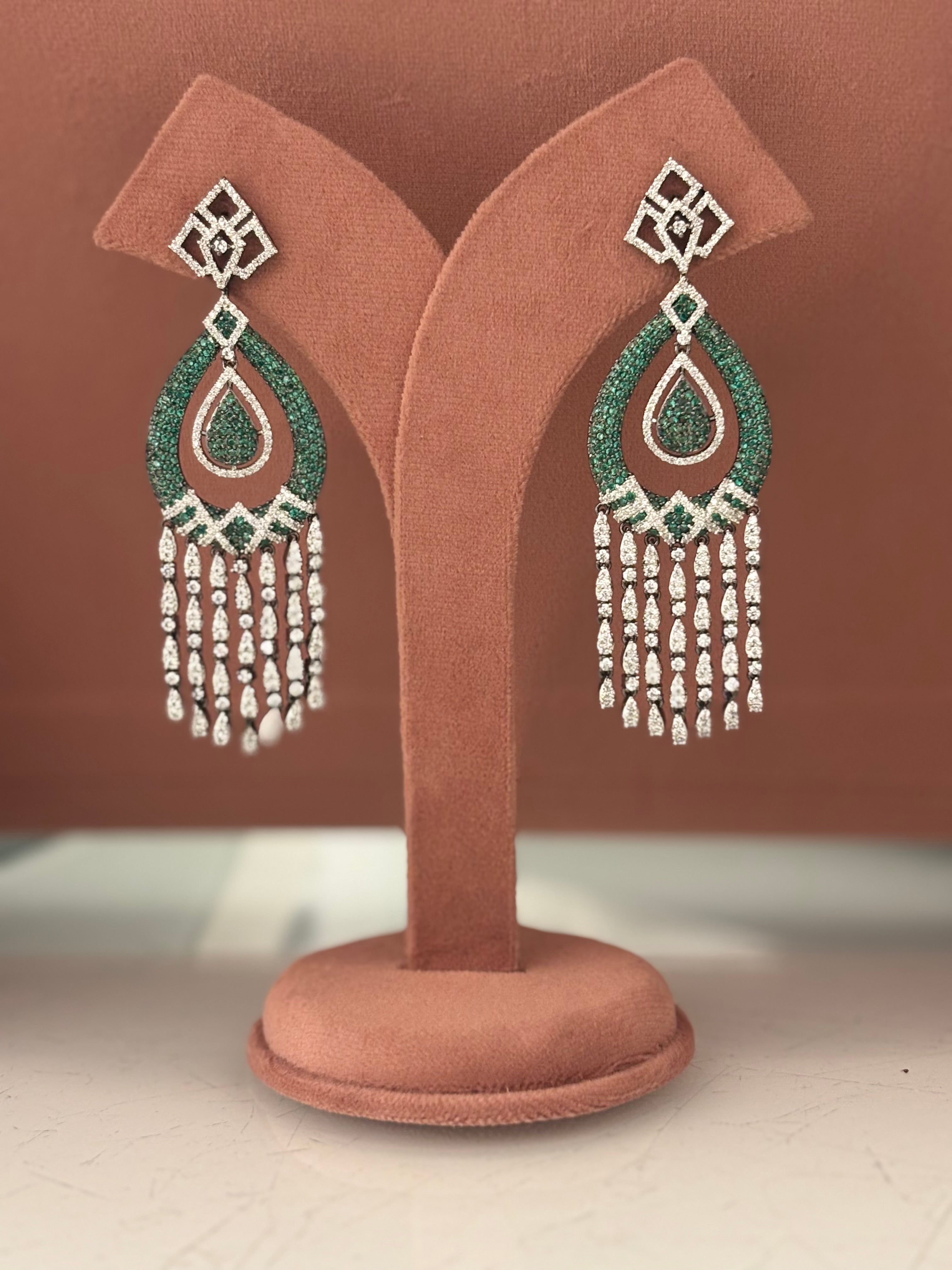 Lyra Diamond Layered Earrings