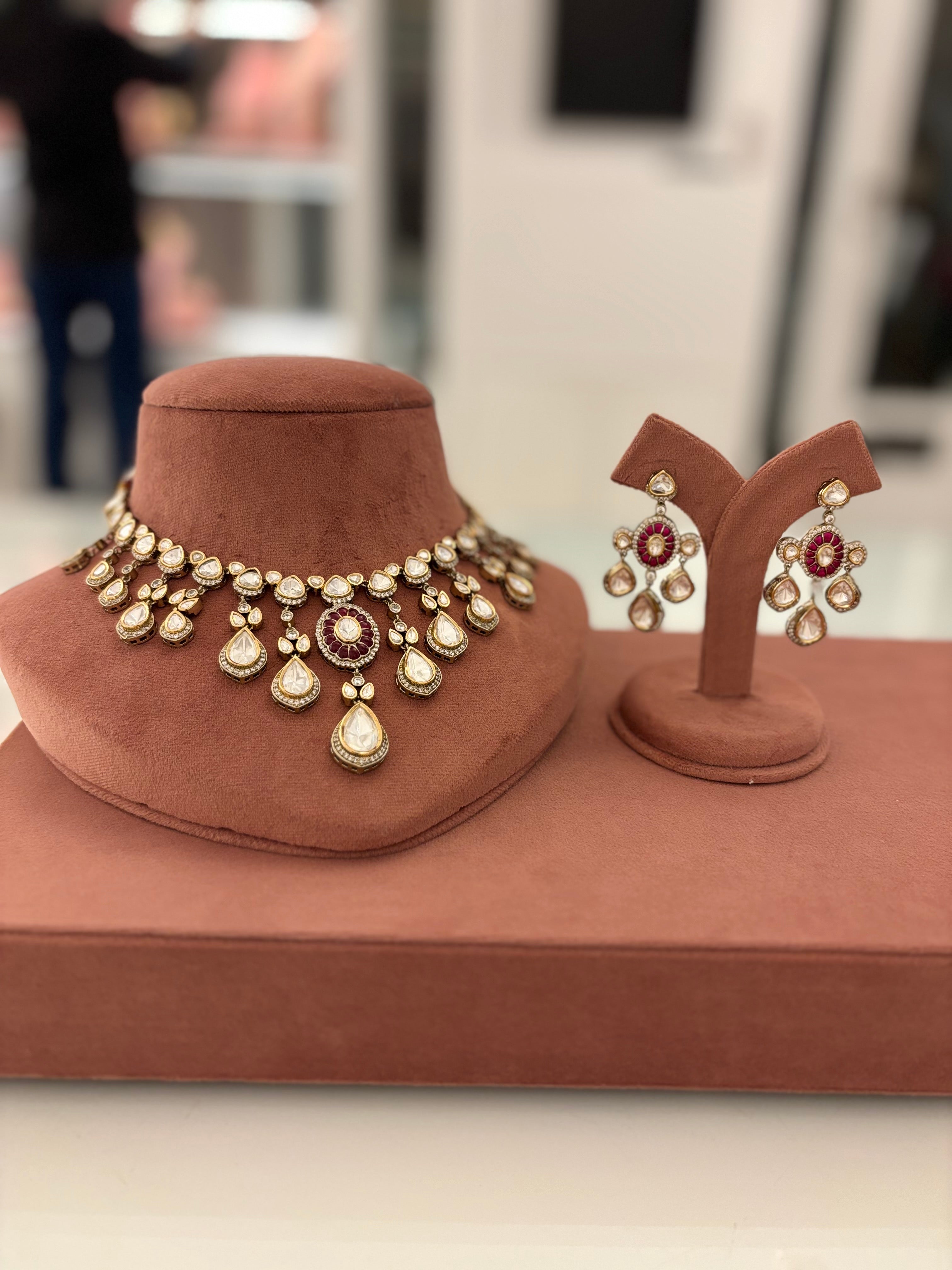 Polki alaya necklace