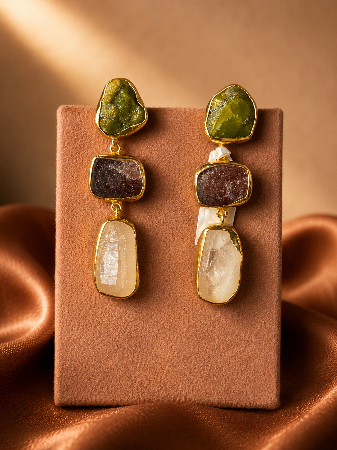 Verdant Luxe Drop Earrings