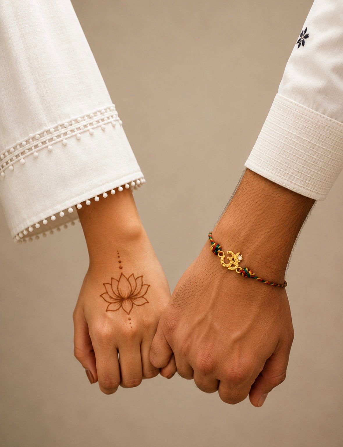 925 Sterling Silver Om Rakhi for Brother | Royal Raksha Bandhan Rakhi