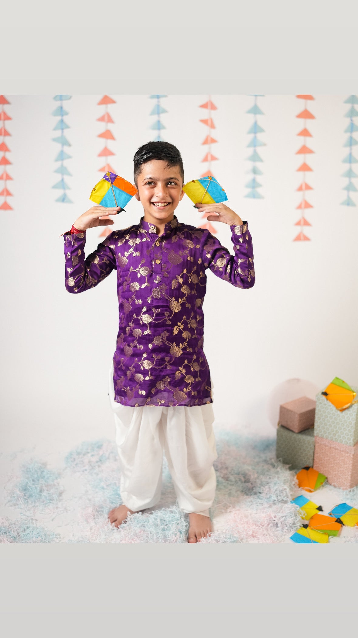 Nayel Pathani Kurta Set