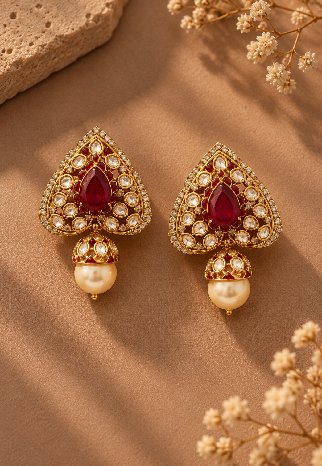 The FirozaVansh Kaanphool Earcuffs