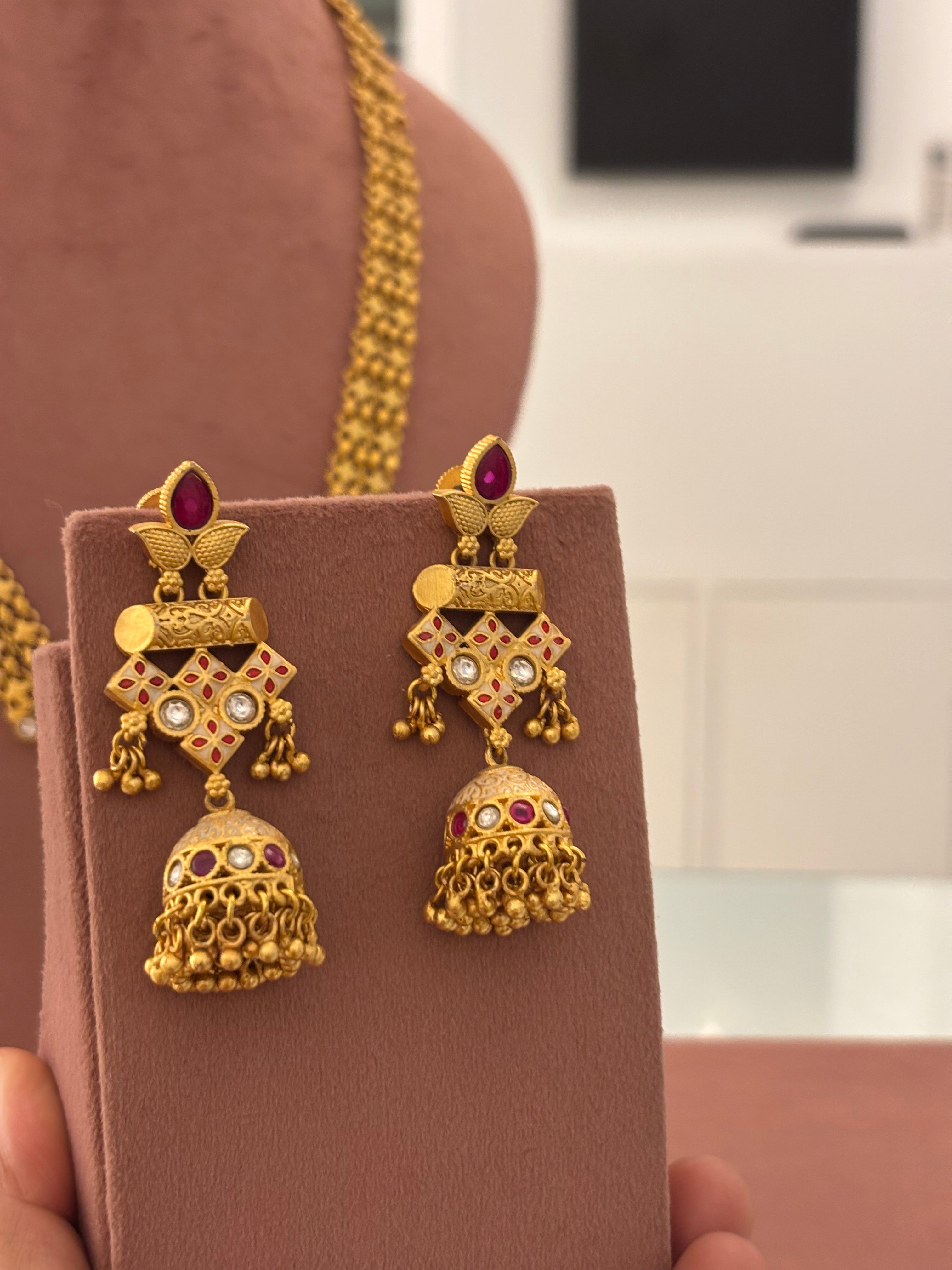 Sunehri Long Haar Set