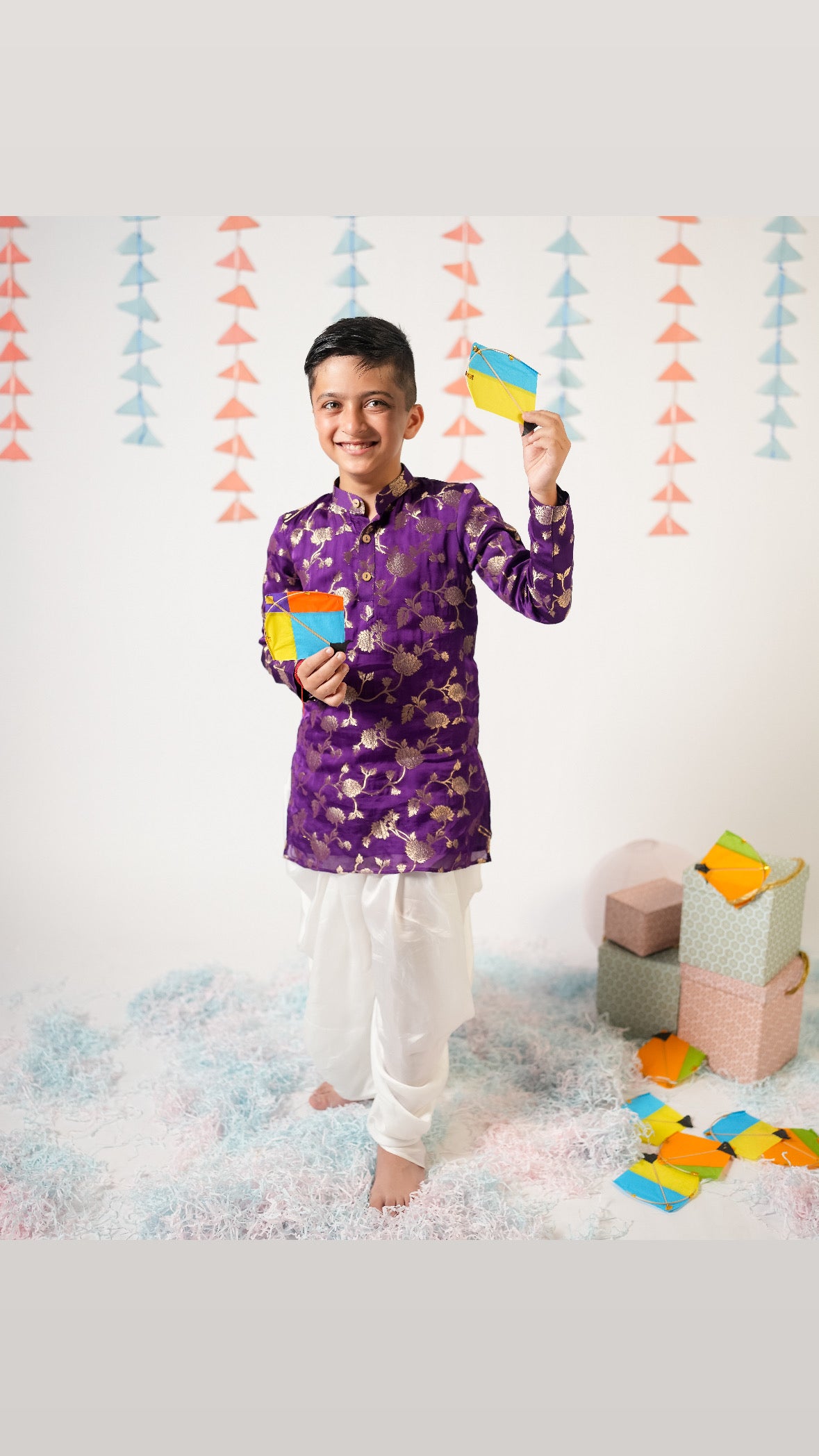 Nayel Pathani Kurta Set