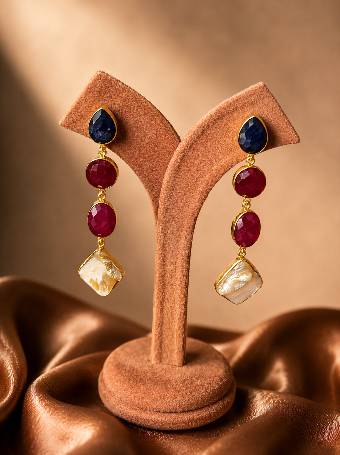 Royal Cascade Drop Earrings