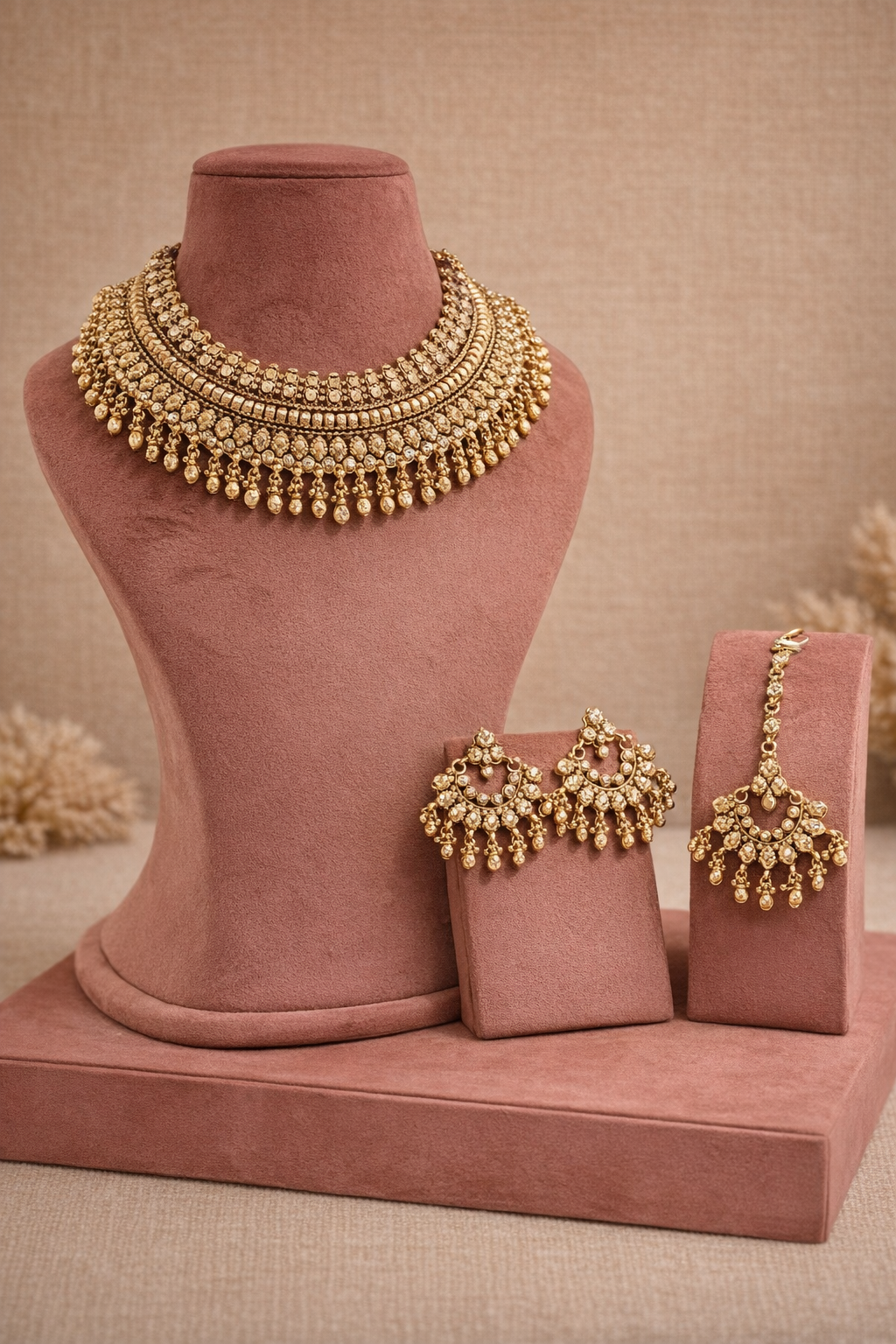 Saundh Bridal set - finish next to real