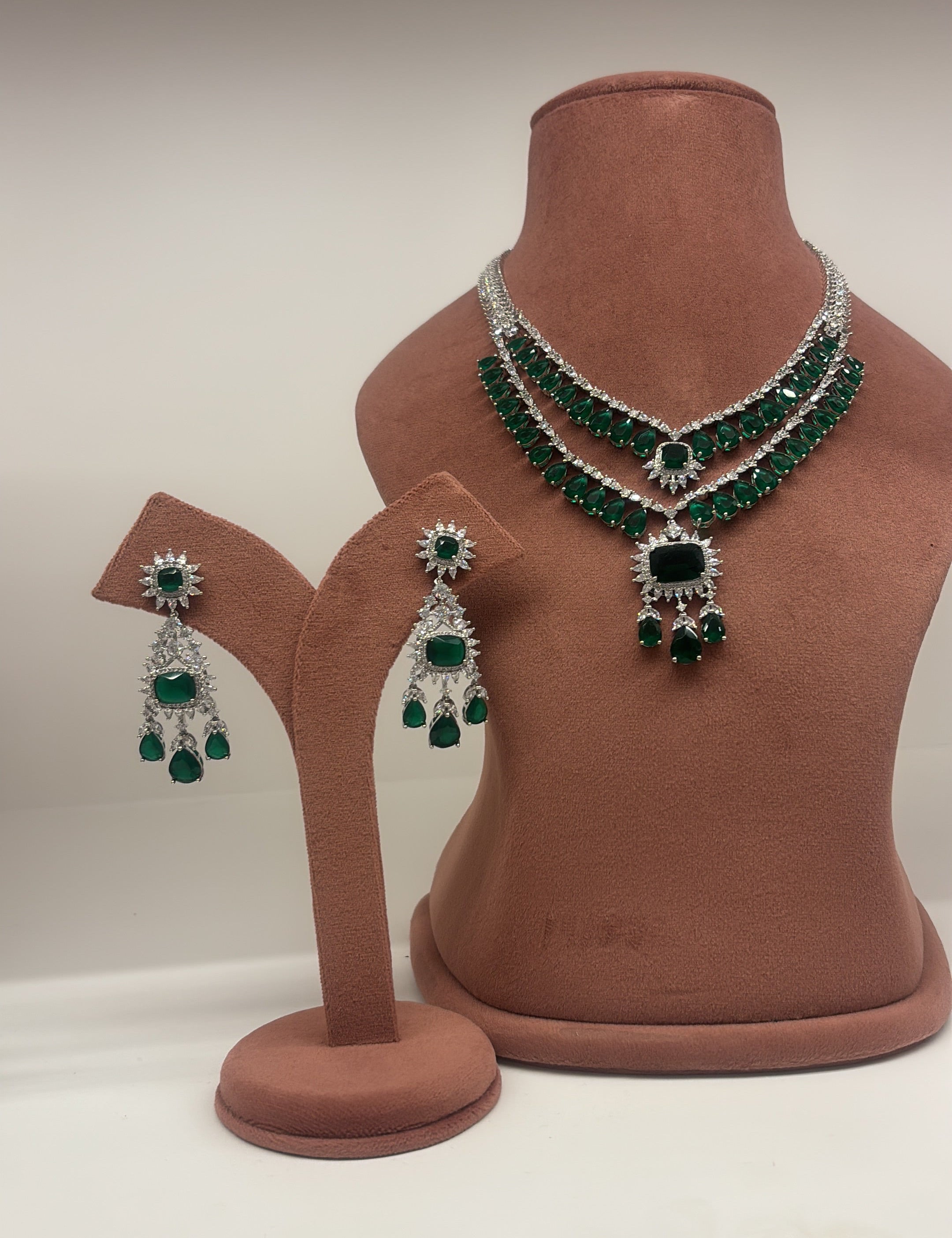 Semi-Bridal Faux Diamond Set – Perfect for the Minimal Bride