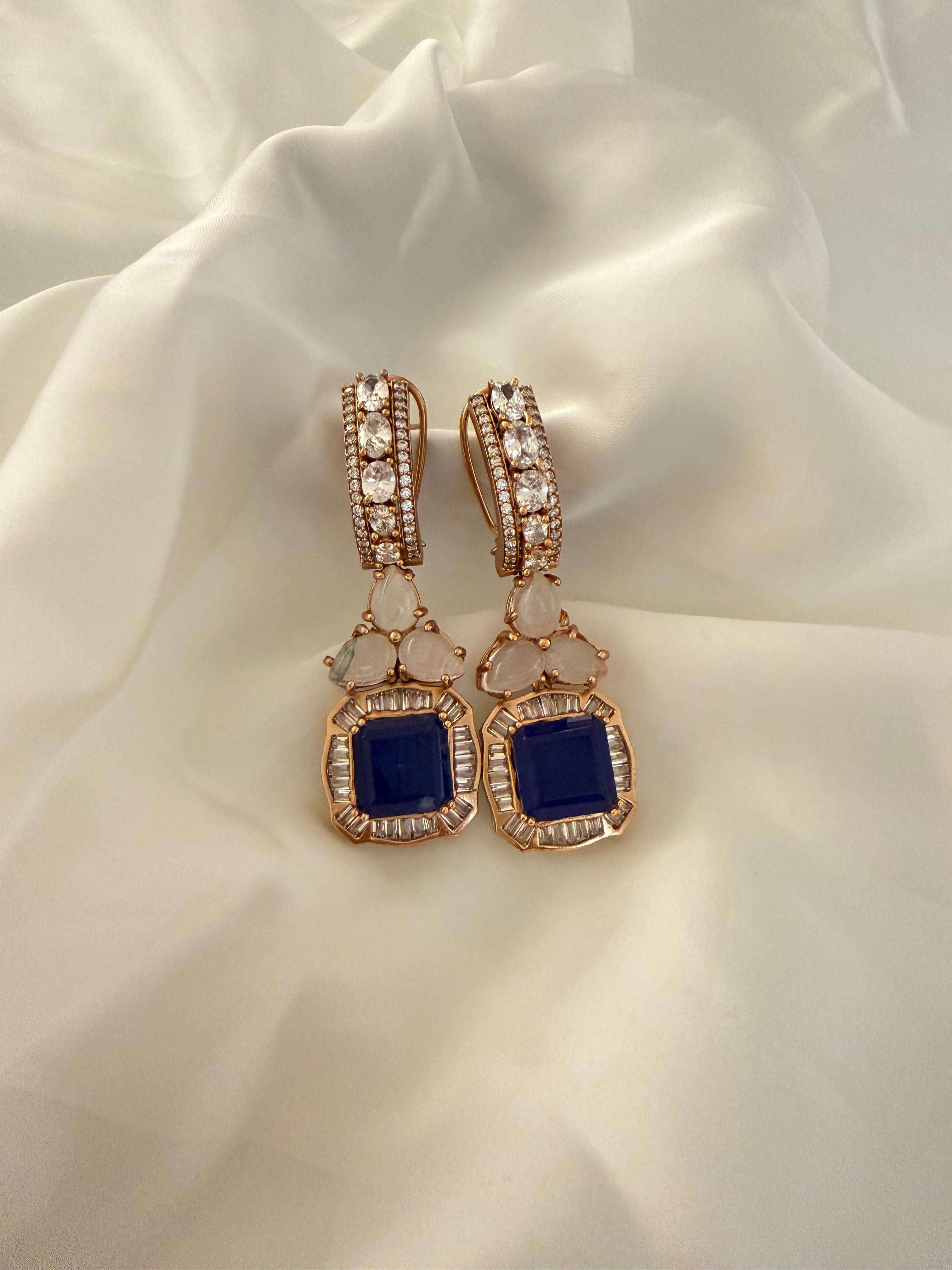 Rouge Élise Diamond Drop Earrings