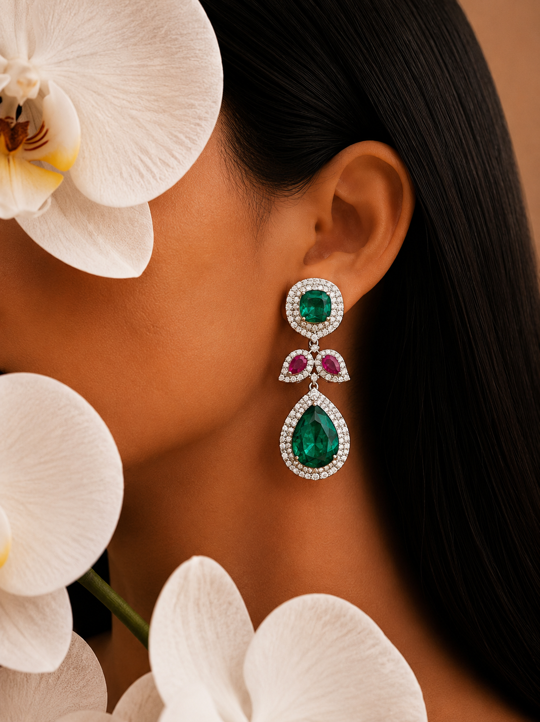 Ruby emerald drop