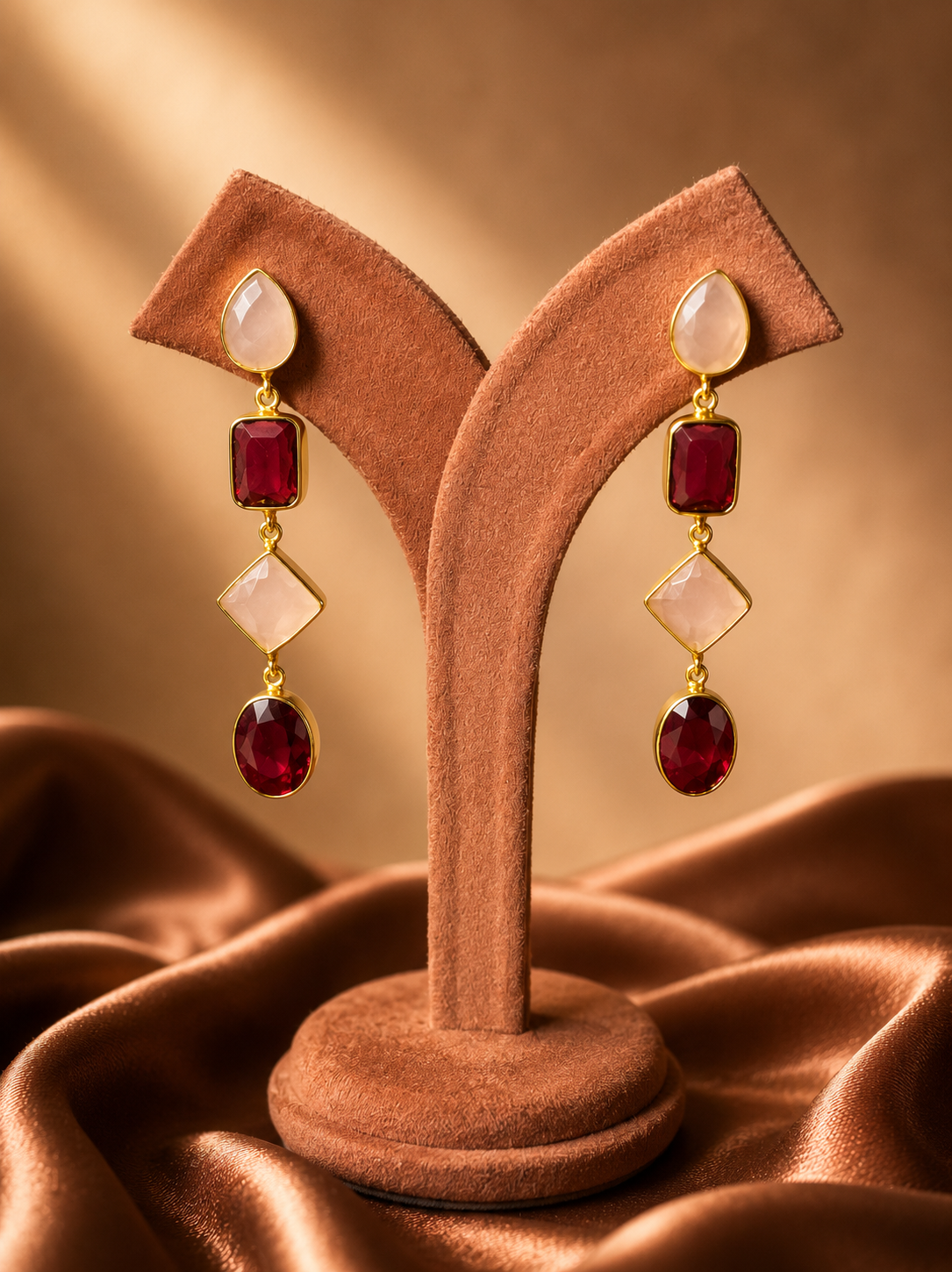 Royal Cascade Drop Earrings