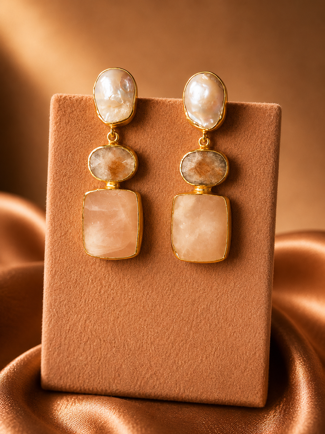 Verdant Luxe Drop Earrings
