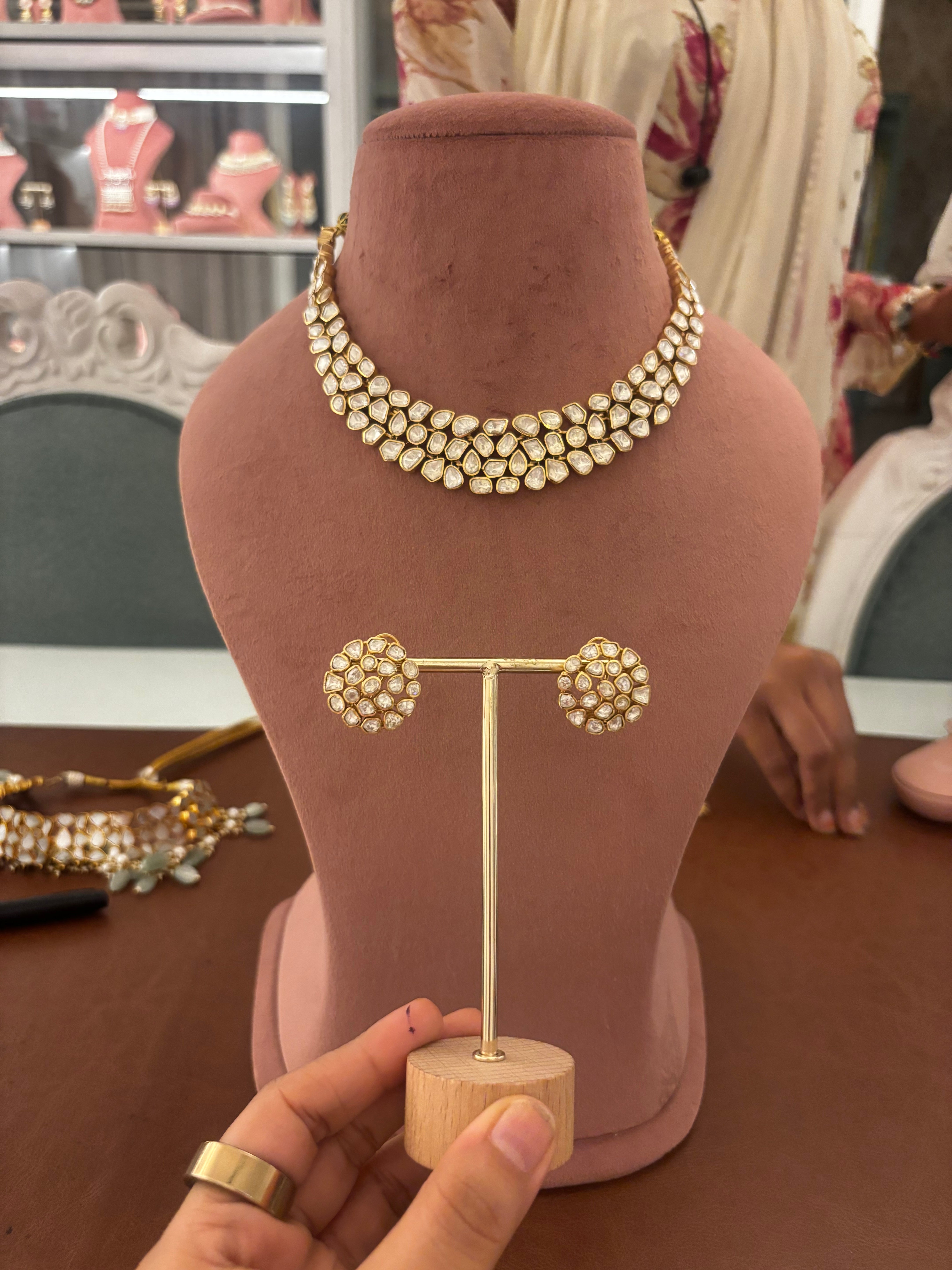 Ariya moissanite Noor Choker