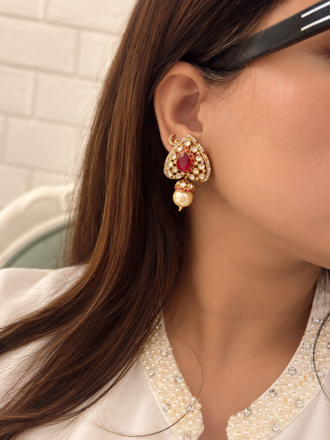 The FirozaVansh Kaanphool Earcuffs