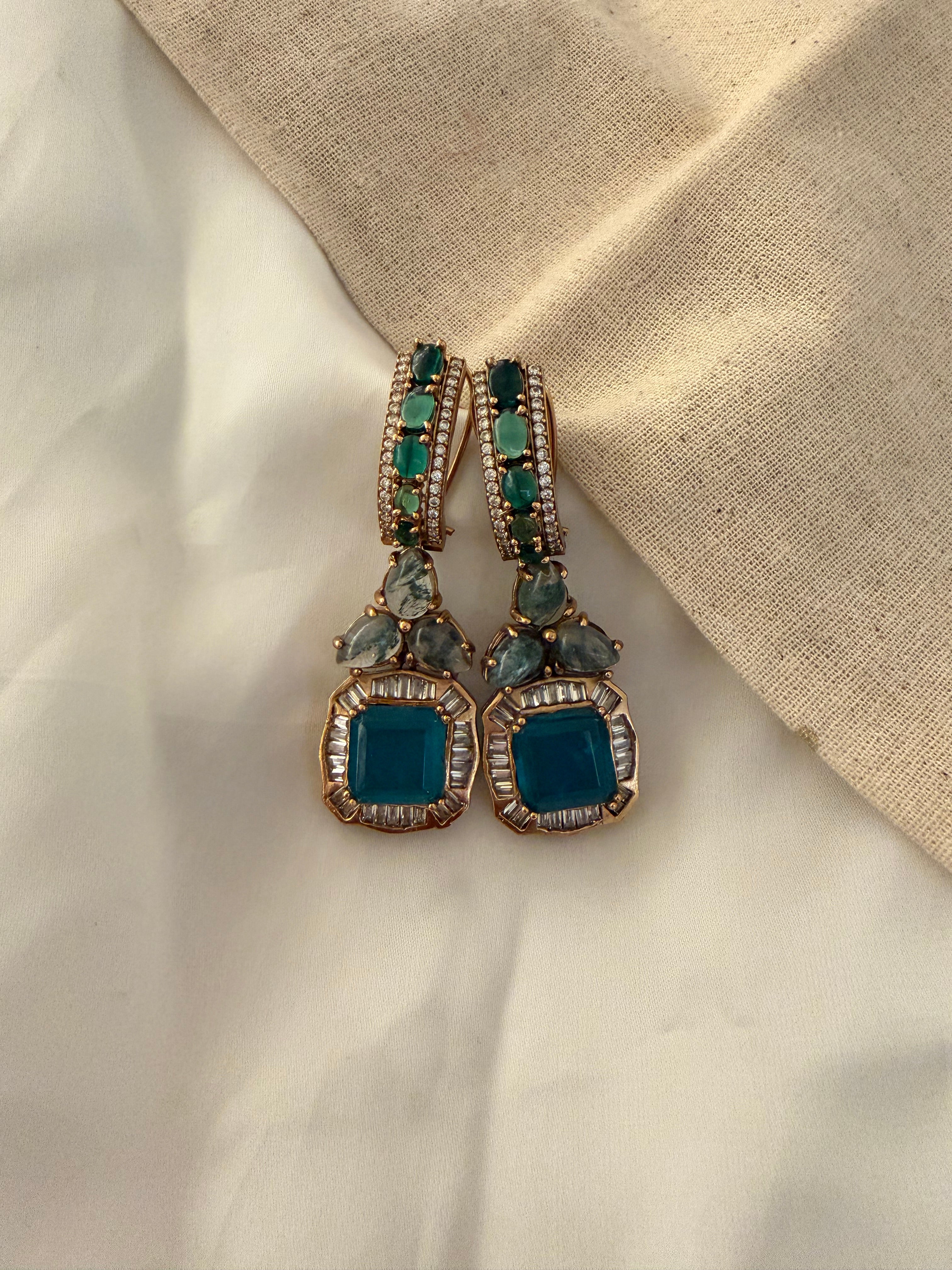 Rouge Élise Diamond Drop Earrings