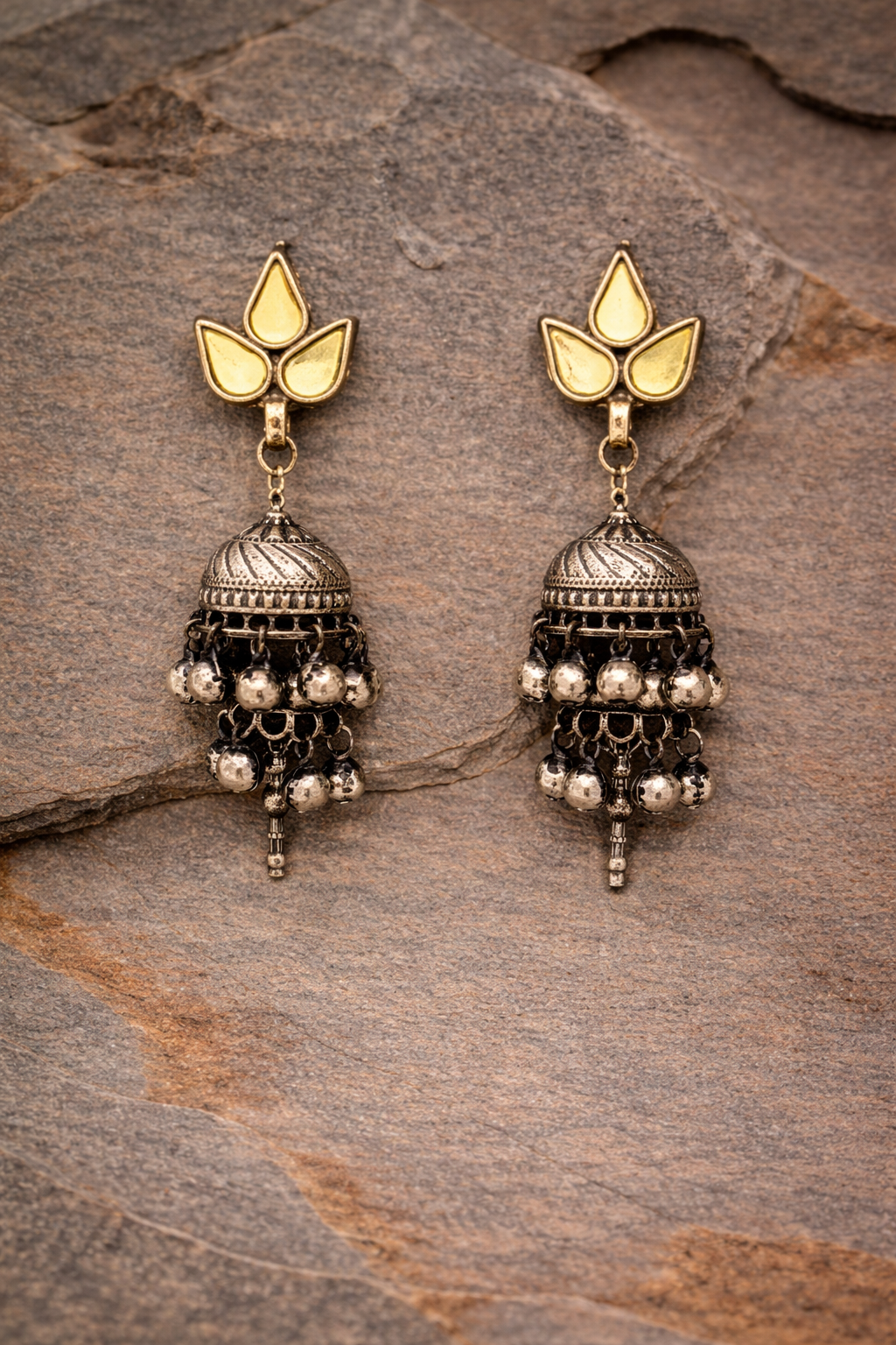 Zehra Real Afghani Jhumkas