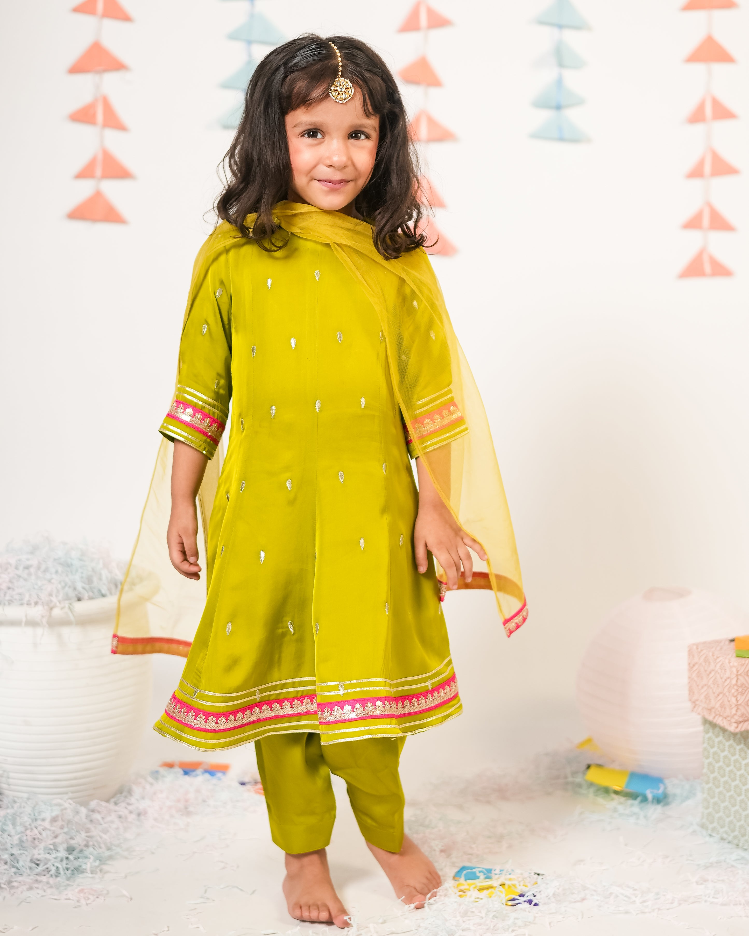 Gulbaano A-Line Suit – Classic Style for Little Girls