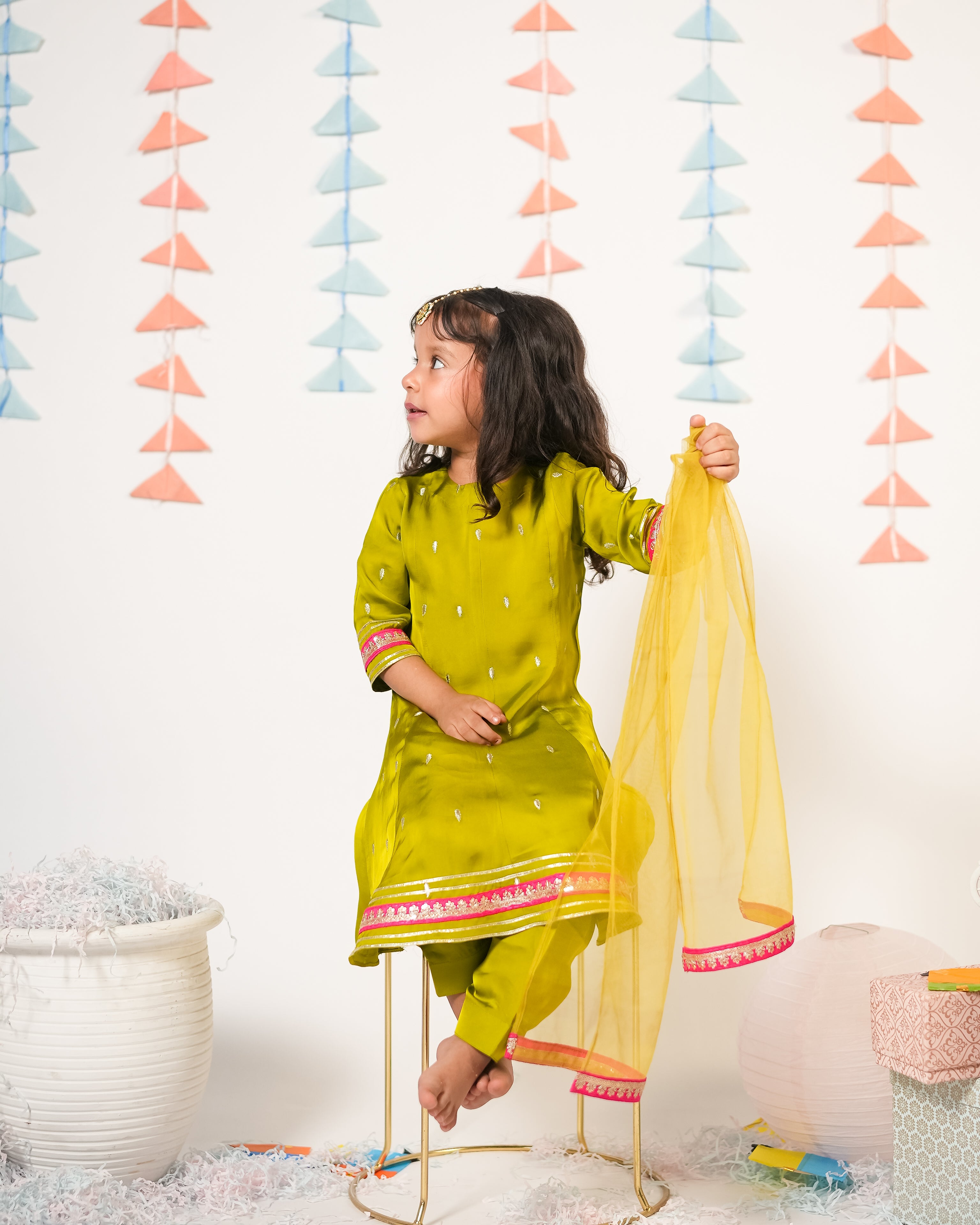 Gulbaano A-Line Suit – Classic Style for Little Girls