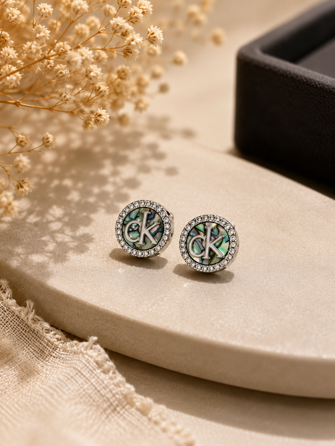 Monogram Stud Earrings – 92.5 Sterling Silver