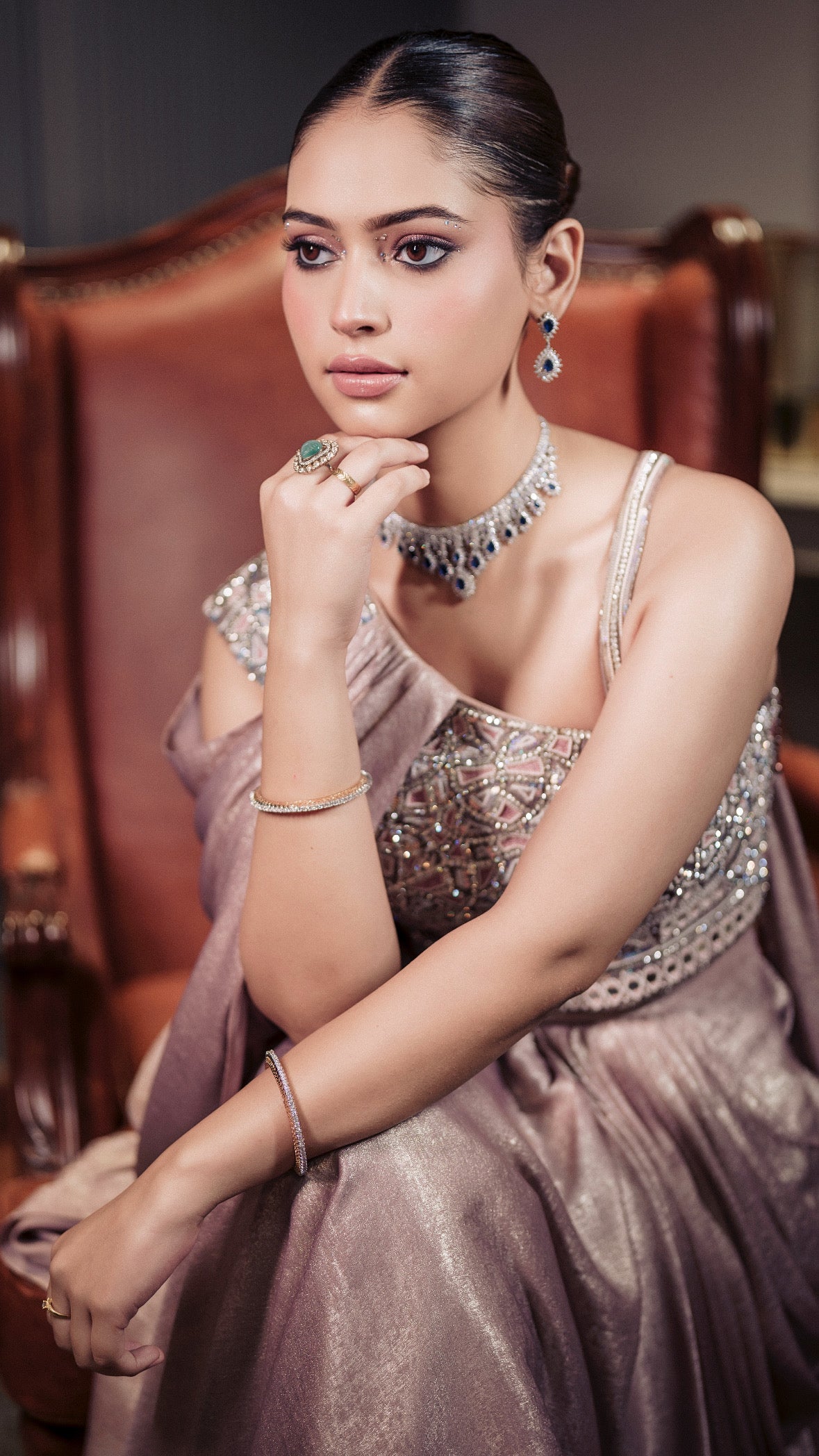 Yaqoot Solitaire Bangles