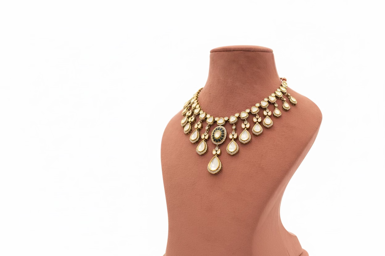Polki alaya necklace