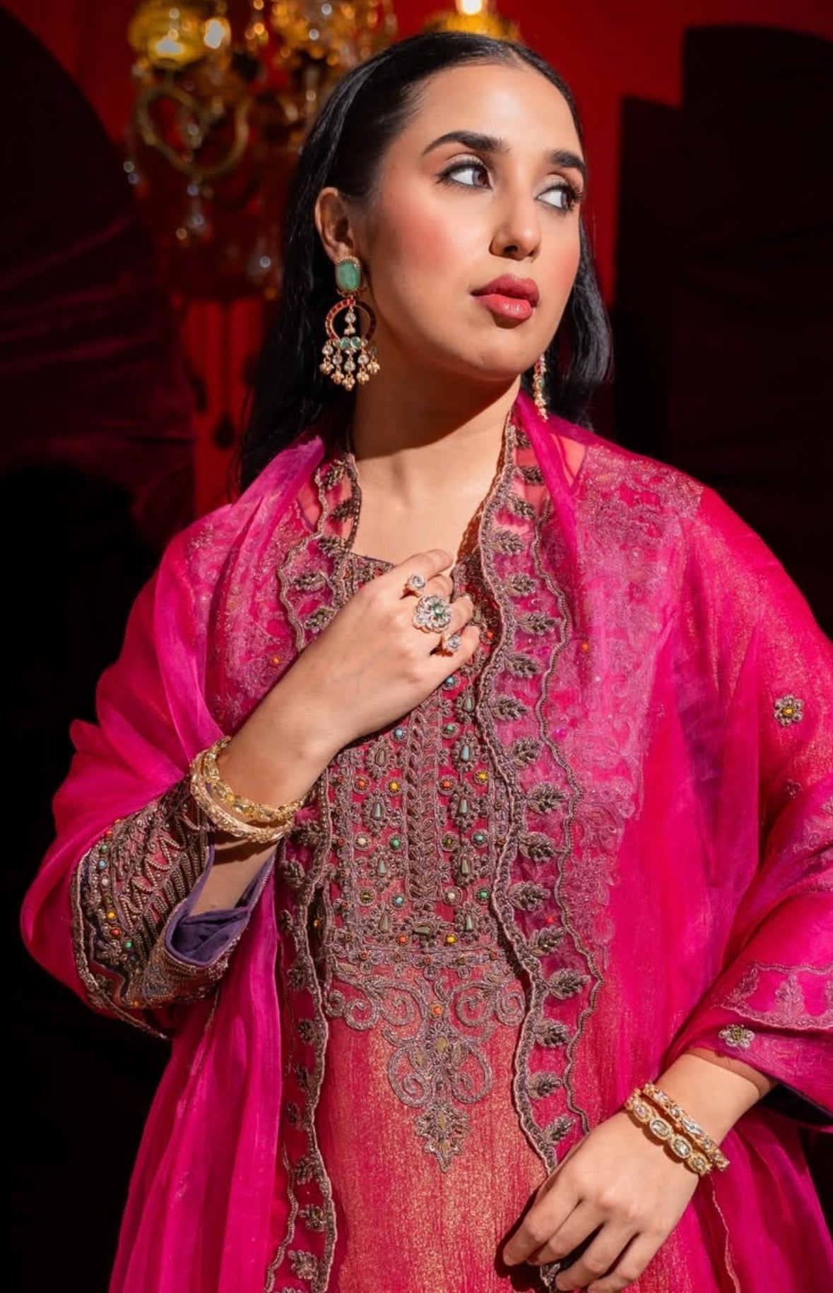 Mehfil Noor Chandbali Earrings