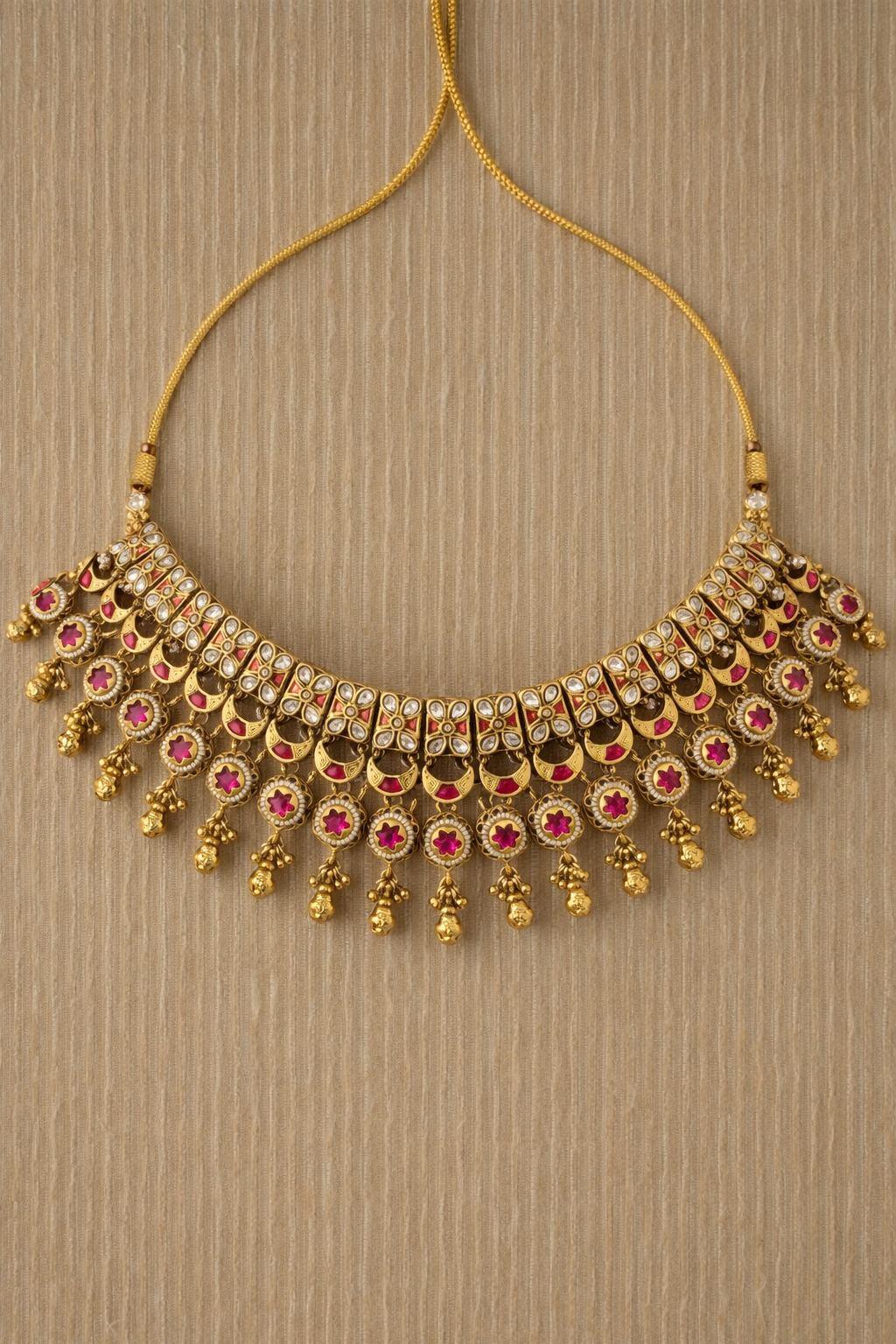 Imperial Shine Gold Look-Alike Heavy Bridal Jewellery Set