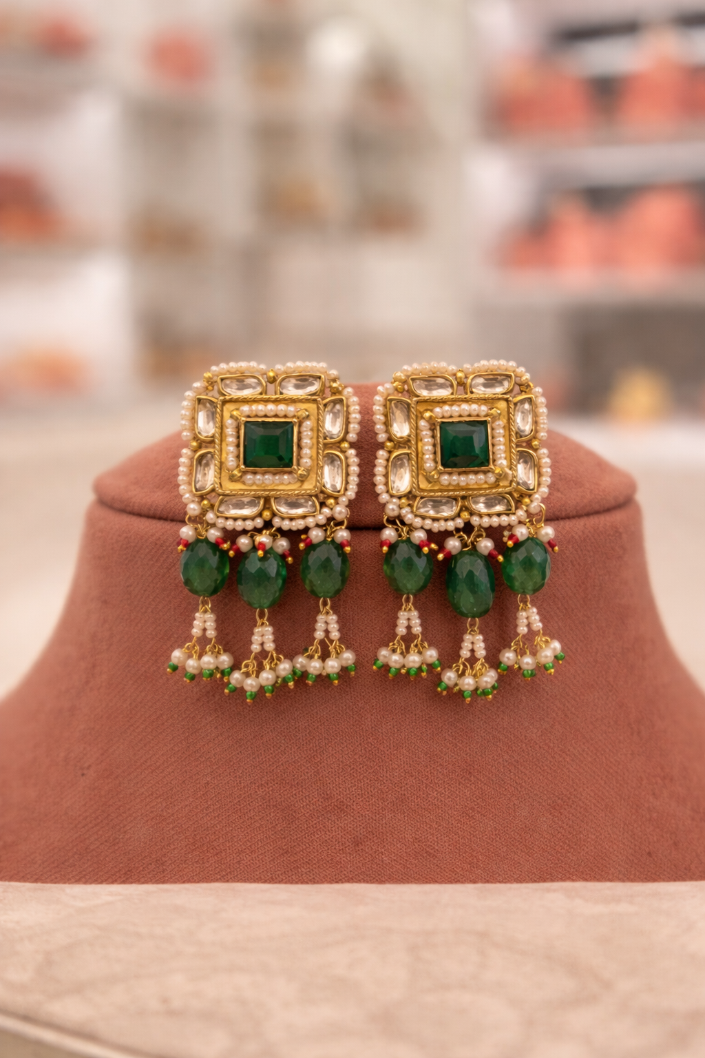 Velora Emerald Drop Choker