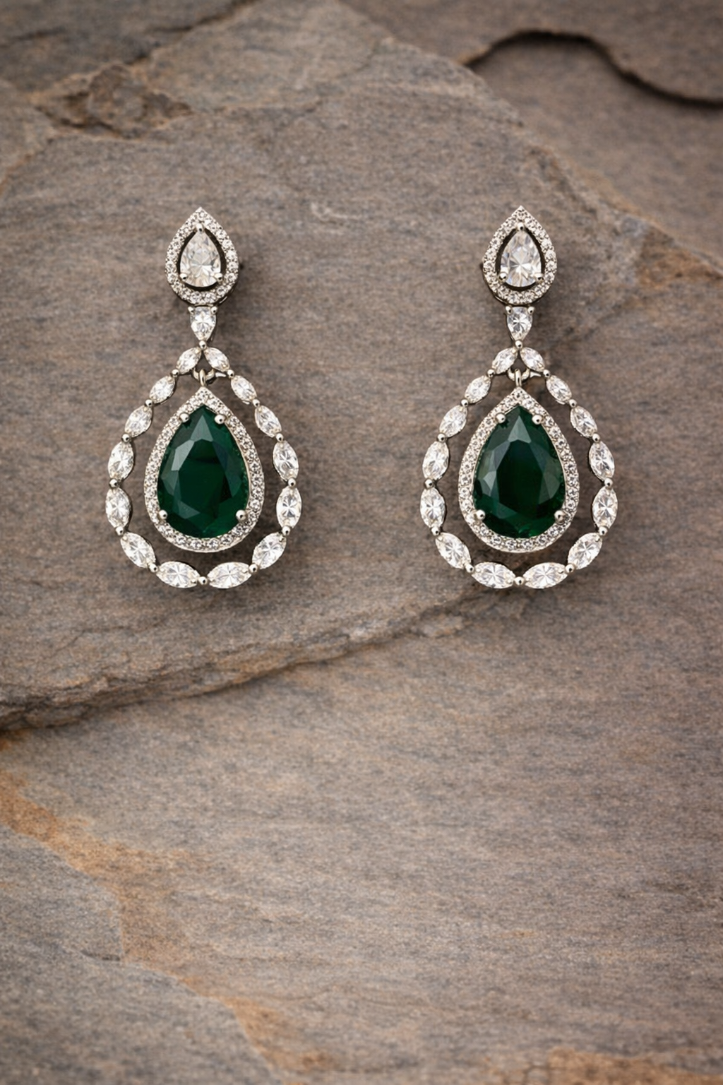 Elara Diamond Drop Earrings