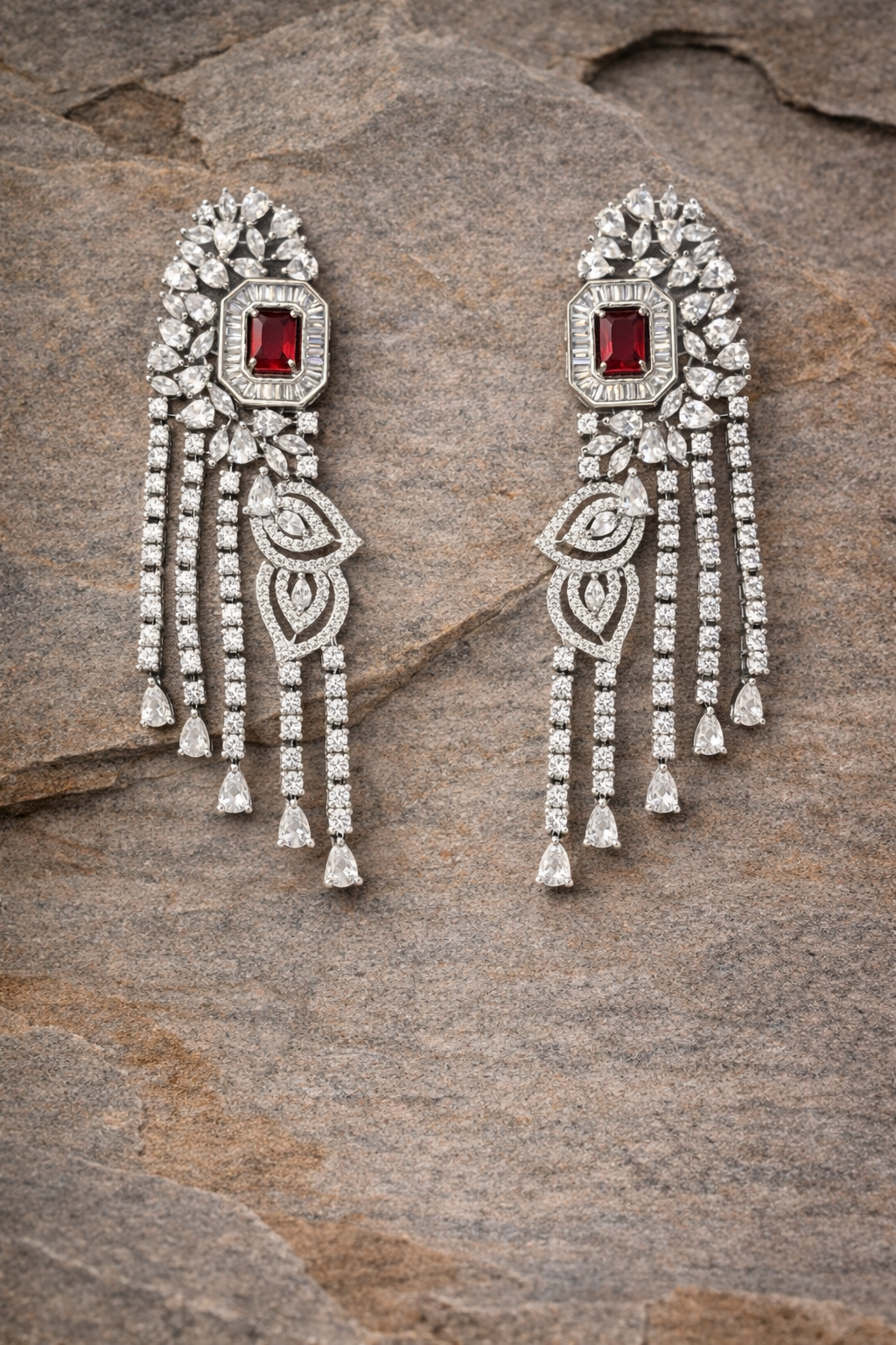Elysia Diamond Chandelier Earrings