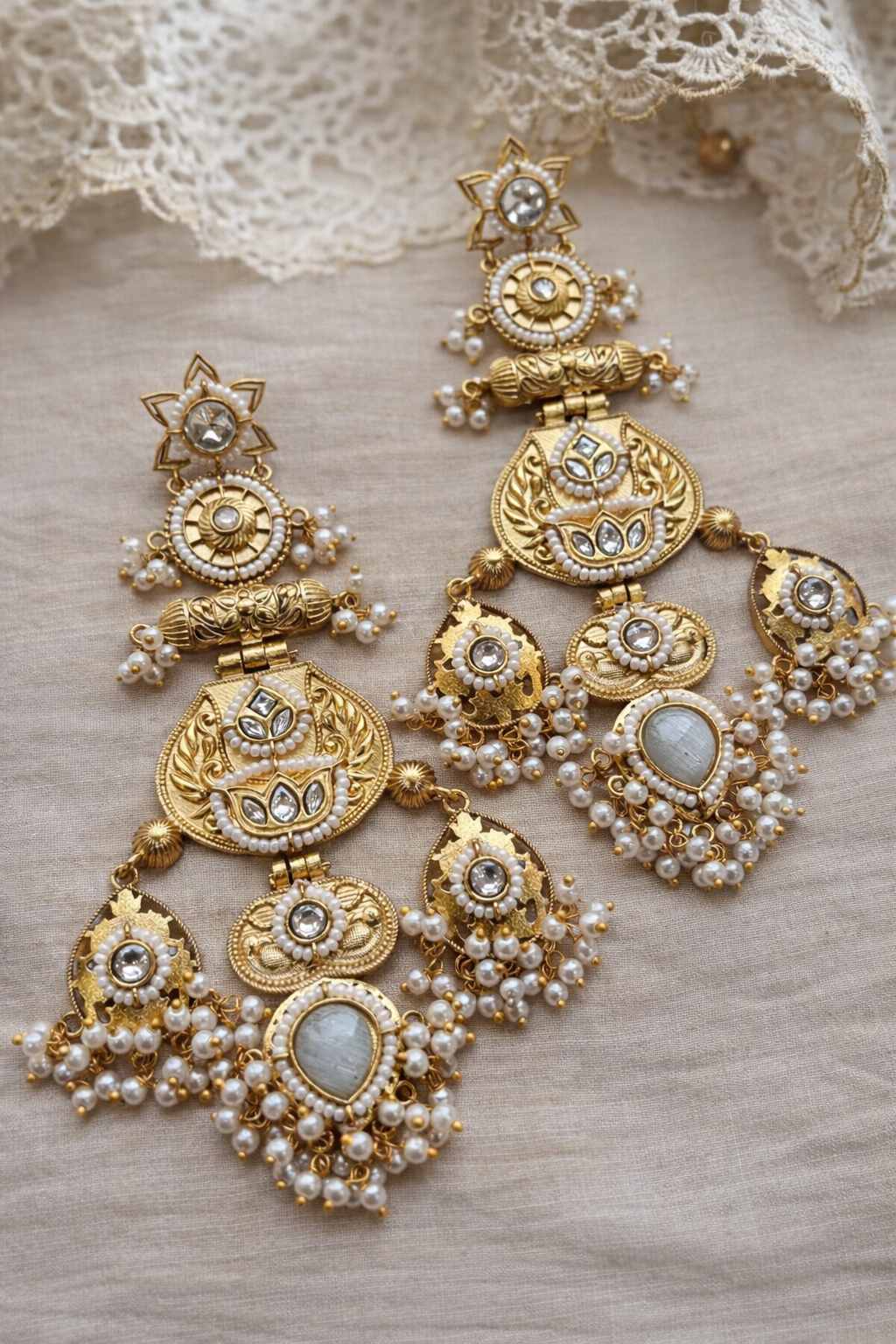 ✨ Zareen Navrangi Afghani Haar – Tribal Multicolour Statement Necklace