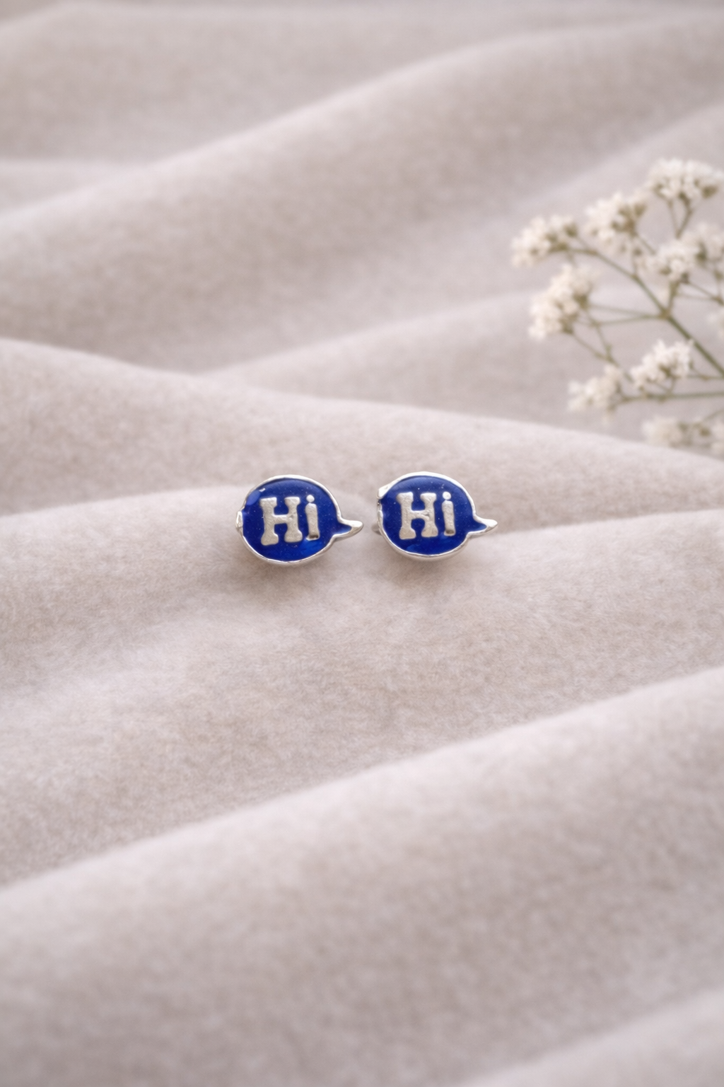 Funky Hi Silver Studs (92.5 Silver)