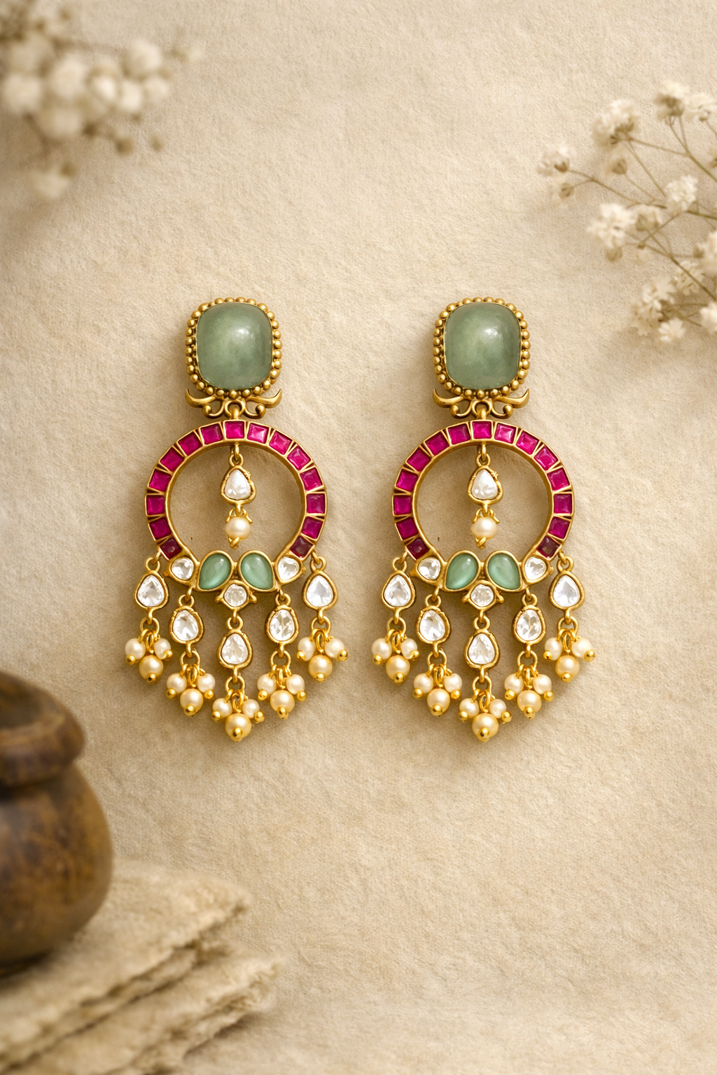 Mehfil Noor Chandbali Earrings