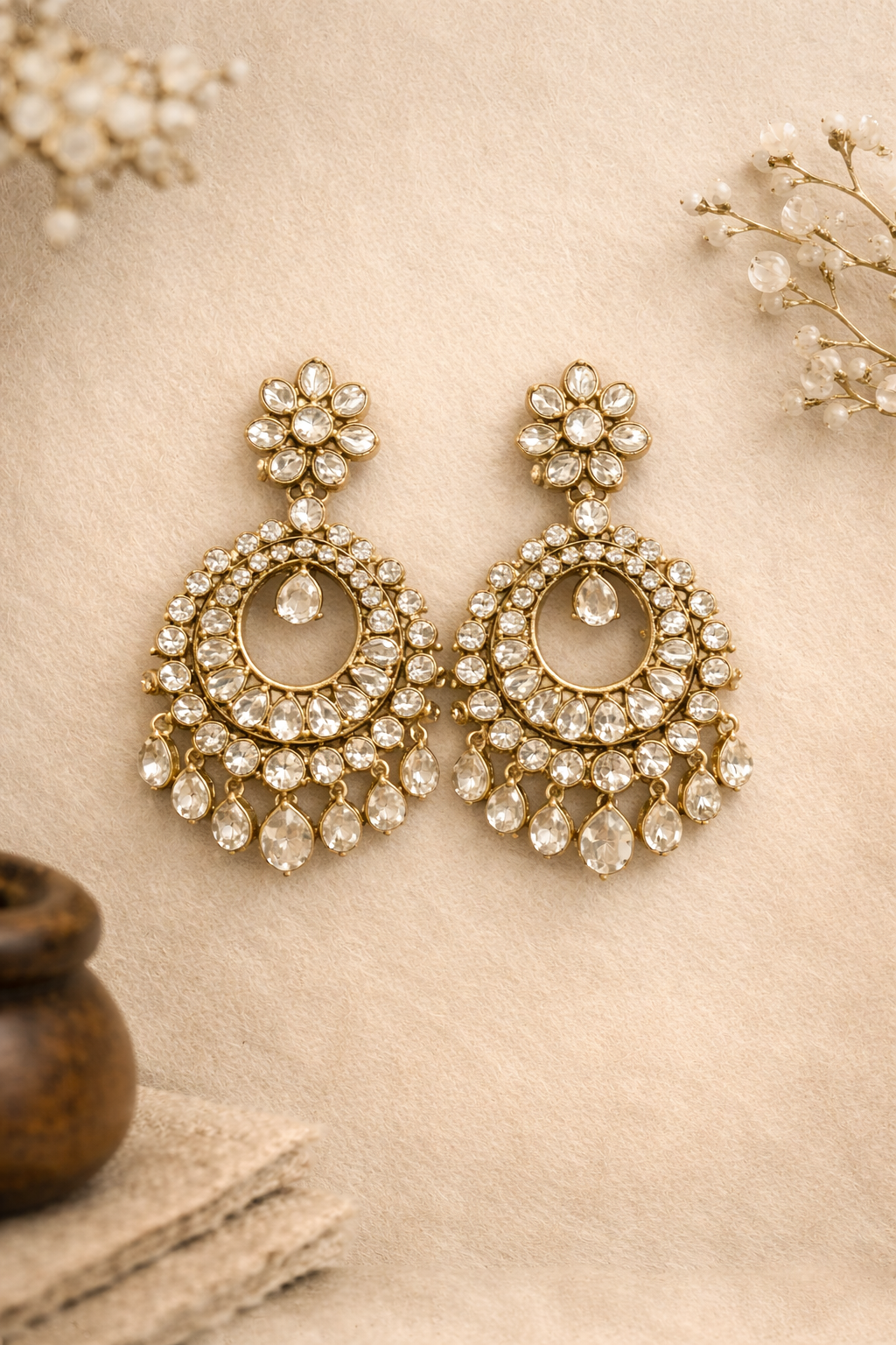 Chandrika Shimmer Earrings